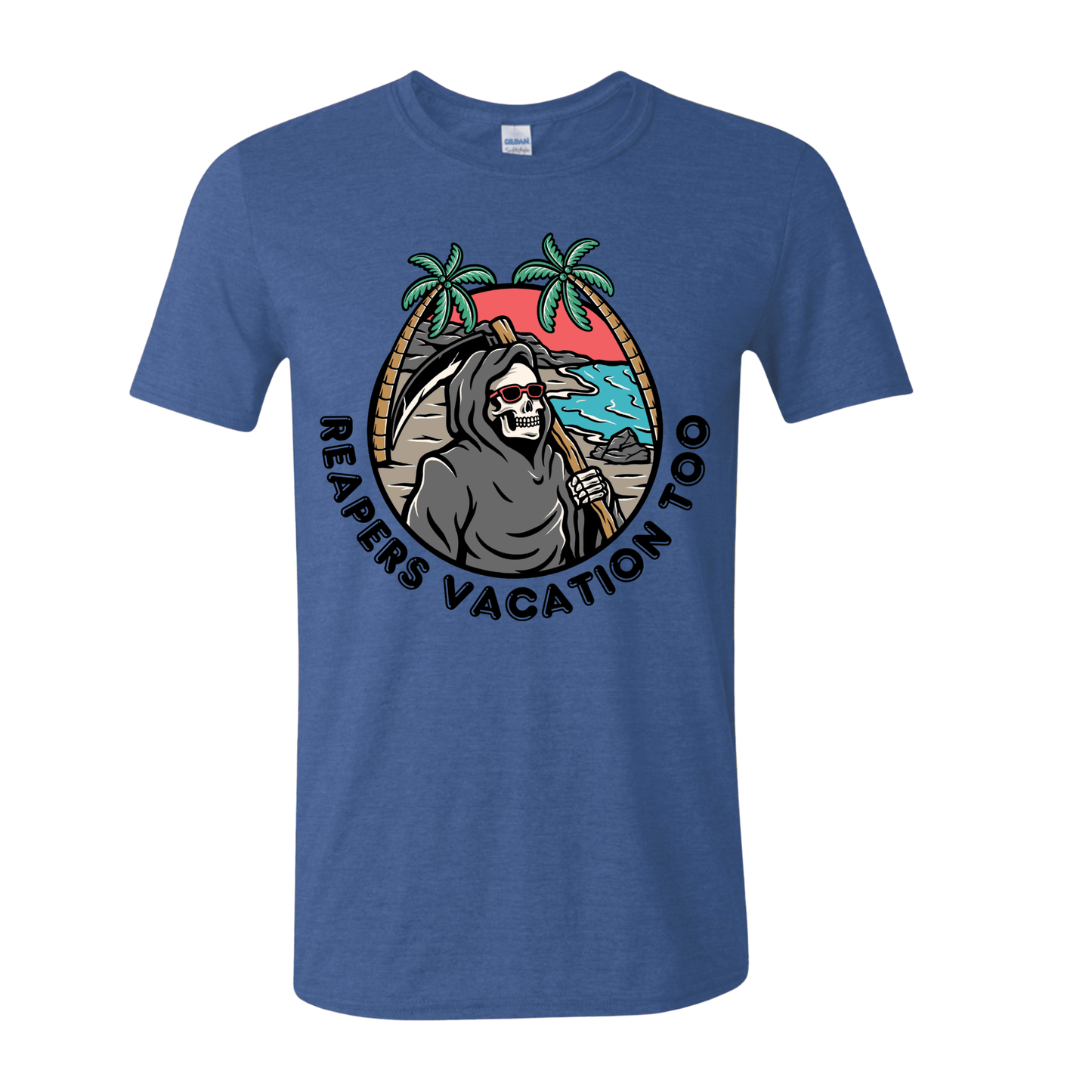 T-Shirt Heather Royal / S Reapers Vacation Too T-Shirt Reapers Vacation Too T-Shirt