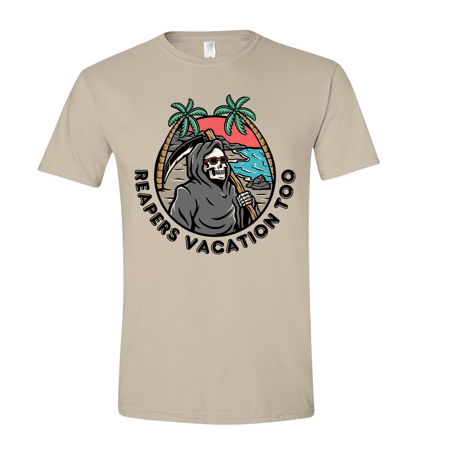 T-Shirt Sand / S Reapers Vacation Too T-Shirt Reapers Vacation Too T-Shirt