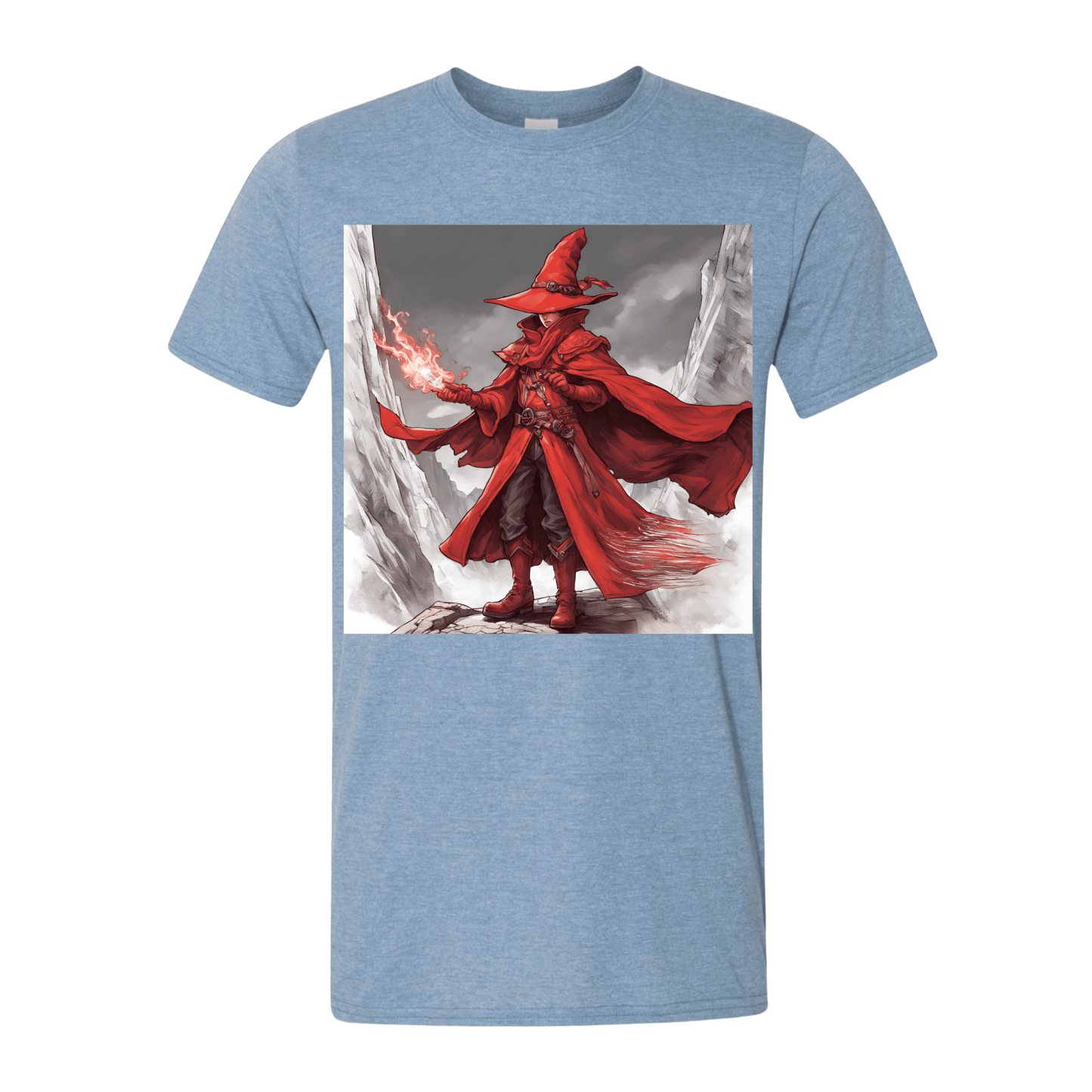 T-Shirt Heather Indigo / S Red Mage T-Shirt Red Mage T-Shirt