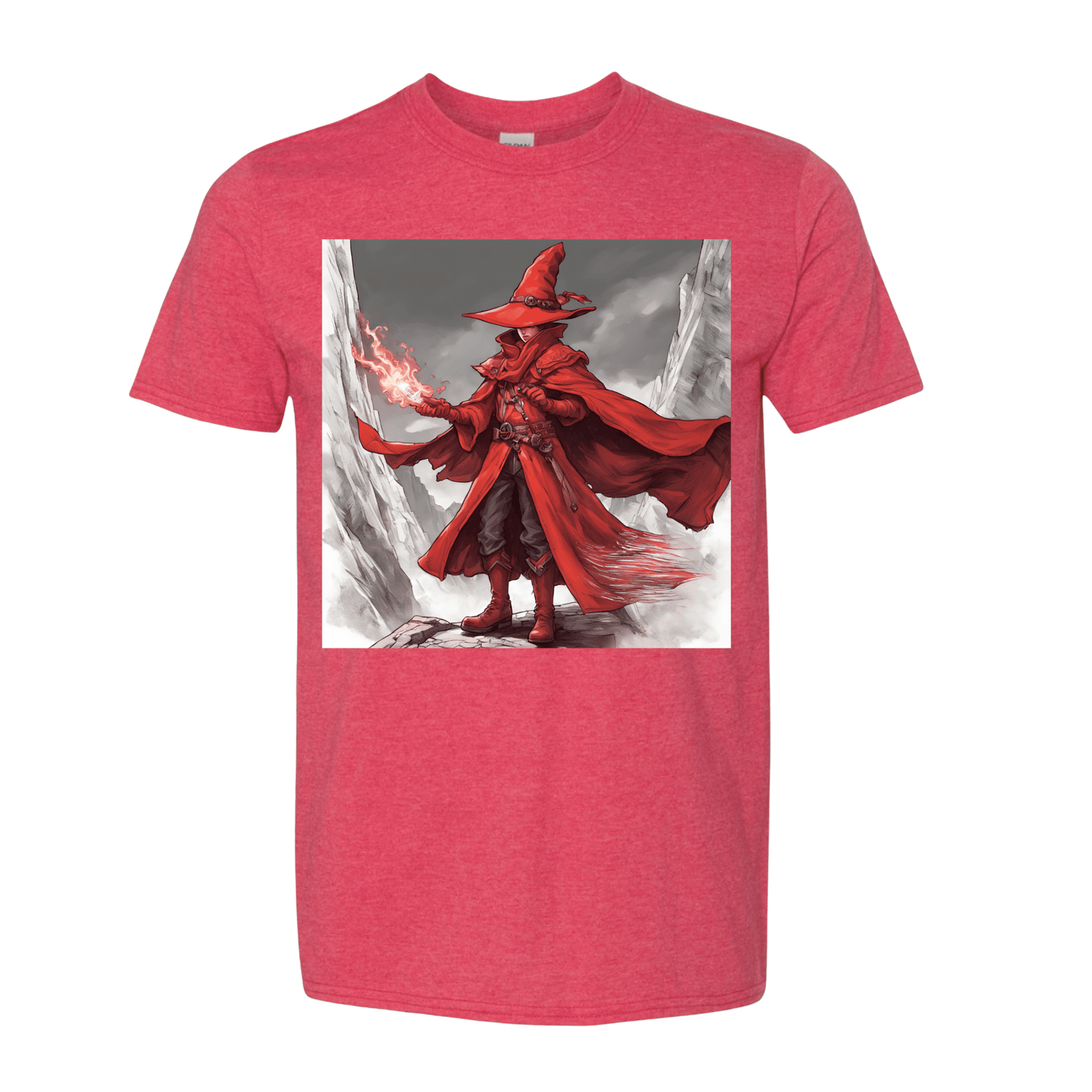 T-Shirt Heather Red / S Red Mage T-Shirt Red Mage T-Shirt
