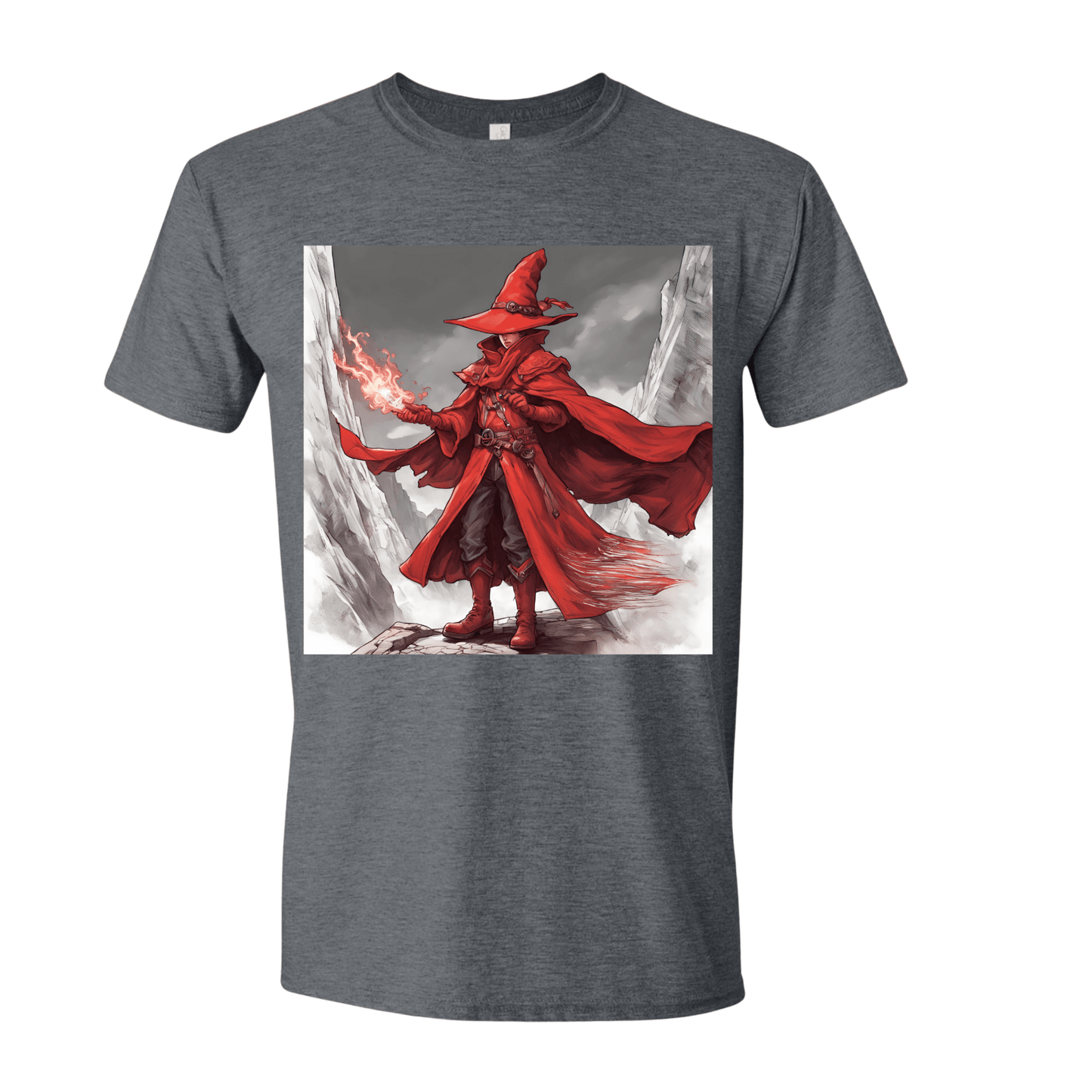 T-Shirt Dark Heather / S Red Mage T-Shirt Red Mage T-Shirt