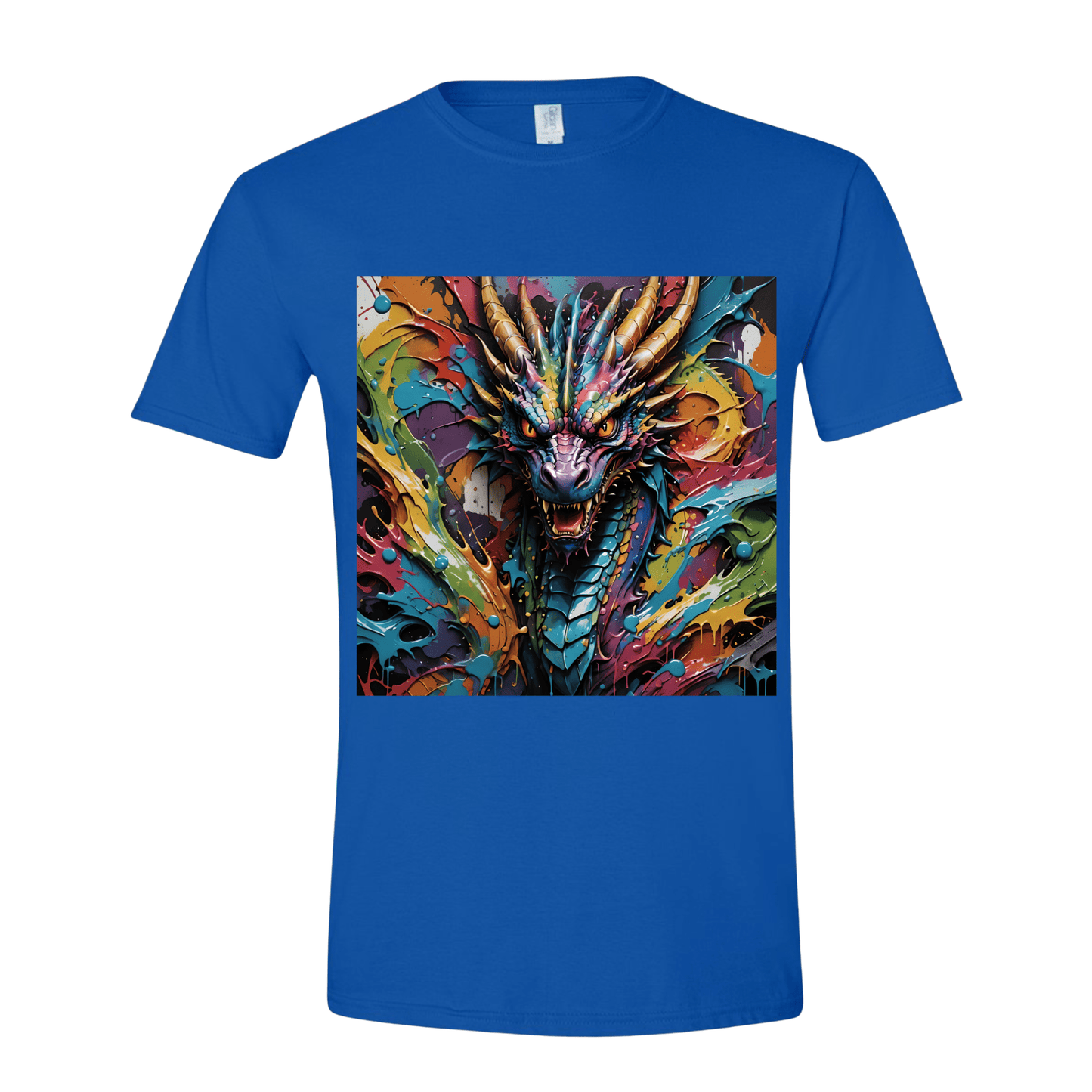 T-Shirt Splatter Dragon Painting T-Shirt Splatter Dragon Painting T-Shirt