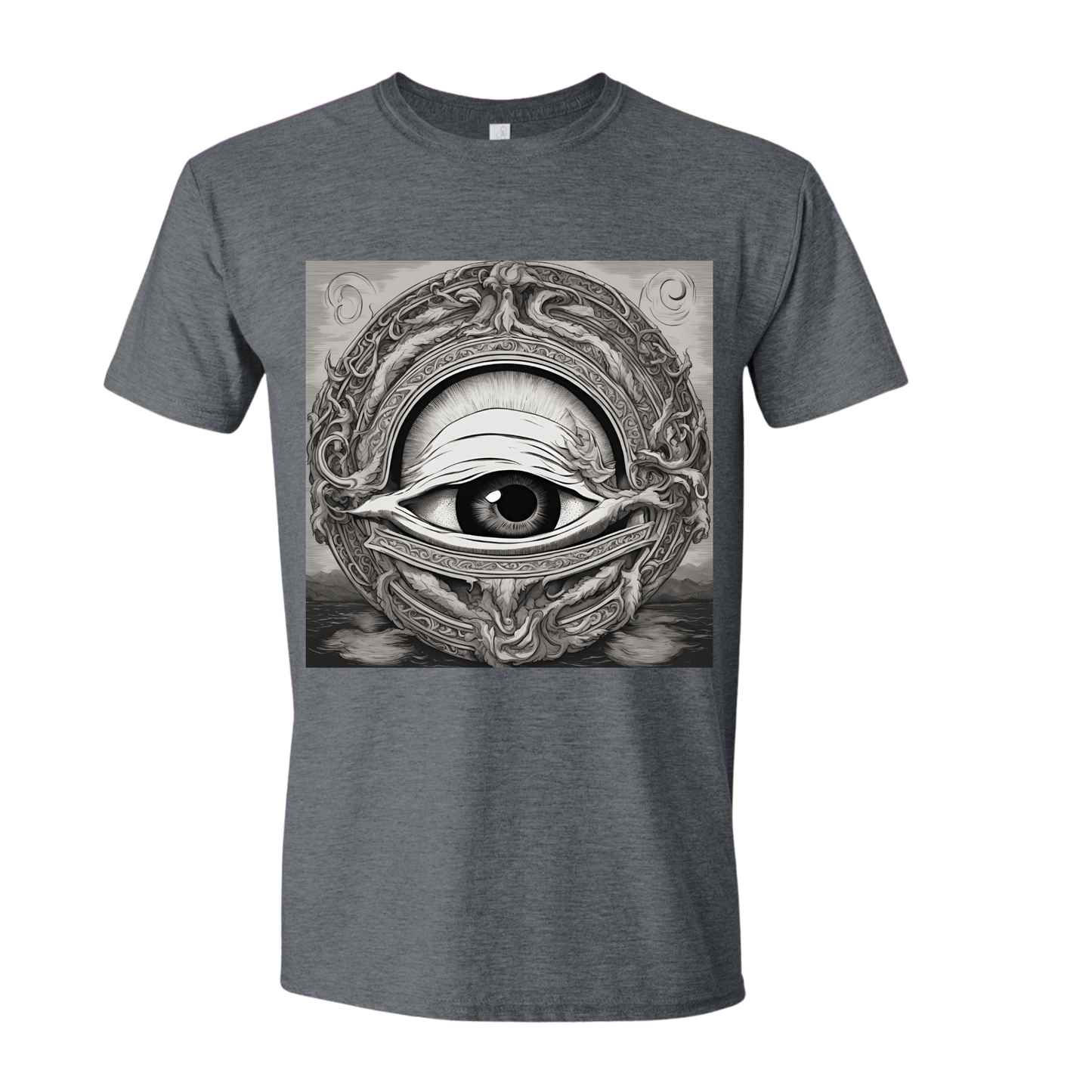 T-Shirt Dark Heather / S The Watching Eye T-Shirt The Watching Eye T-Shirt