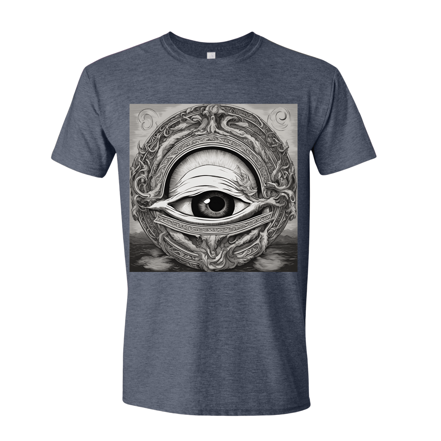 T-Shirt Heather Navy / S The Watching Eye T-Shirt The Watching Eye T-Shirt