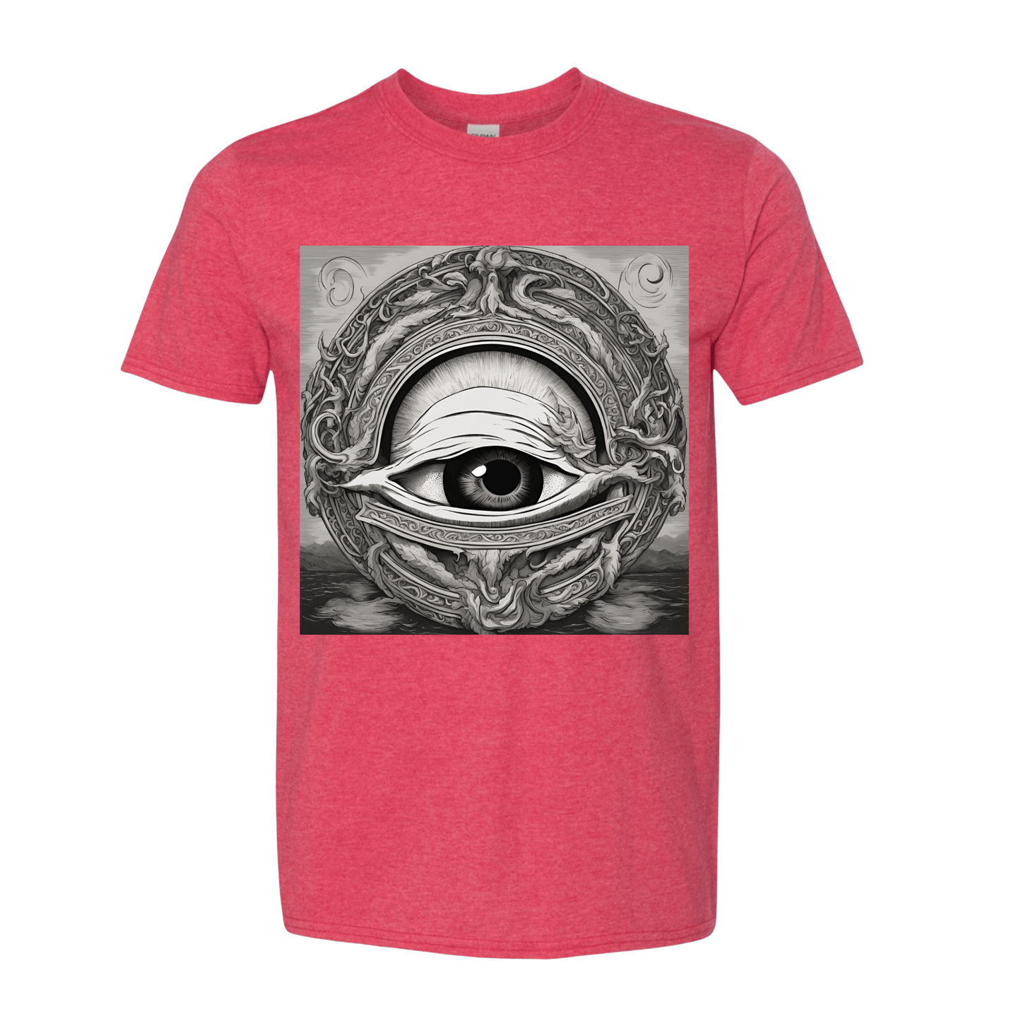 T-Shirt Heather Red / S The Watching Eye T-Shirt The Watching Eye T-Shirt