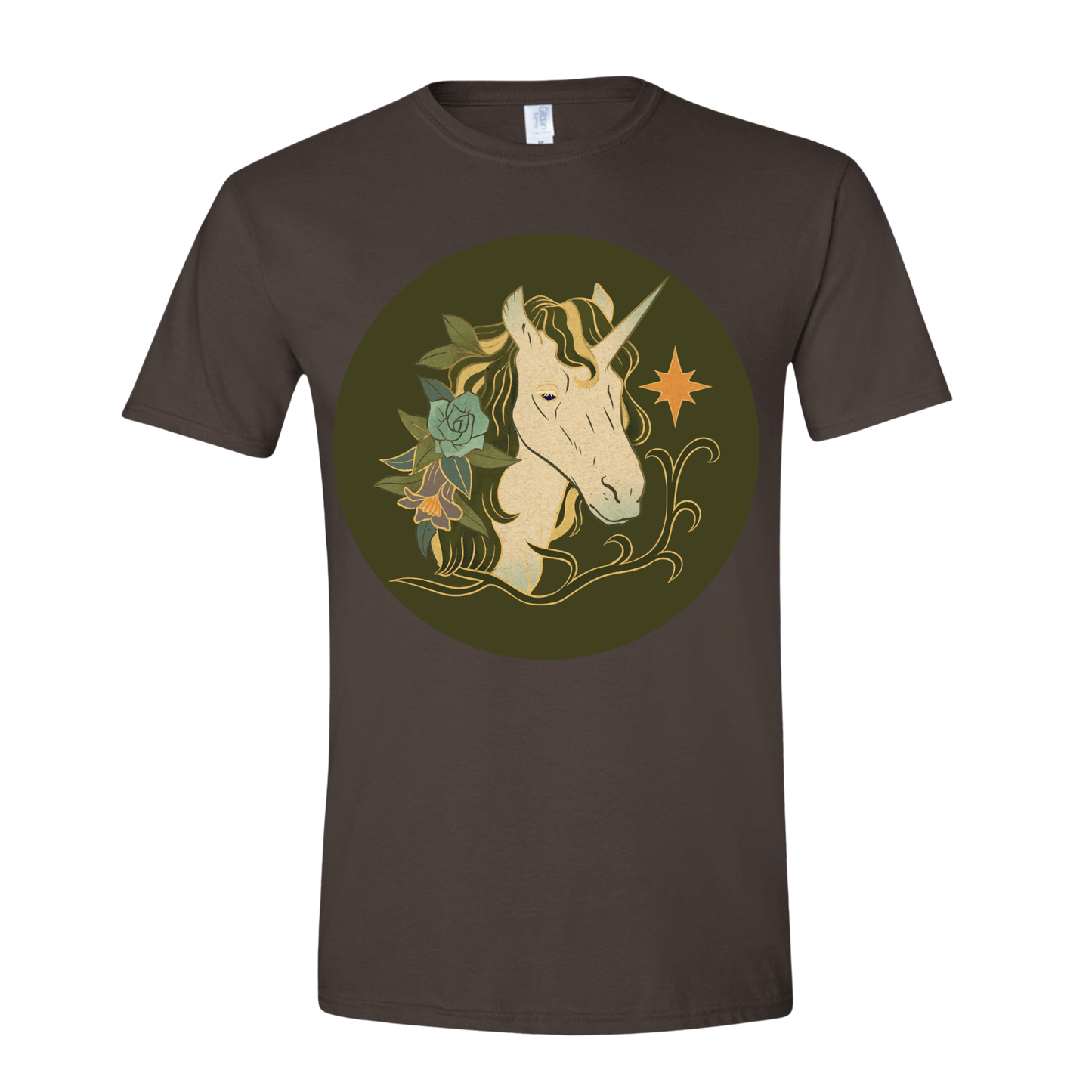 T-Shirt Dark Chocolate / S Unicorn Nature T-Shirt Unicorn Nature T-Shirt