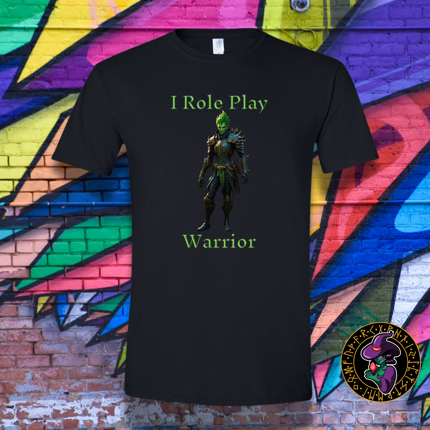 Male Warrior: I Role Play Warrior T-Shirt