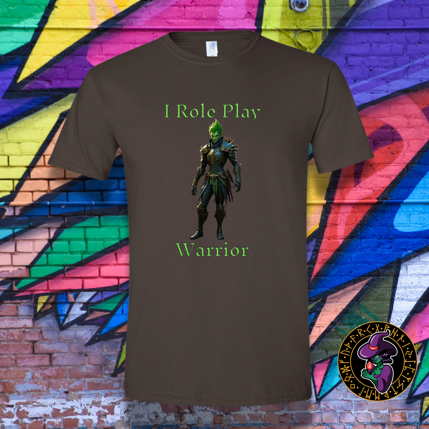 Male Warrior: I Role Play Warrior T-Shirt