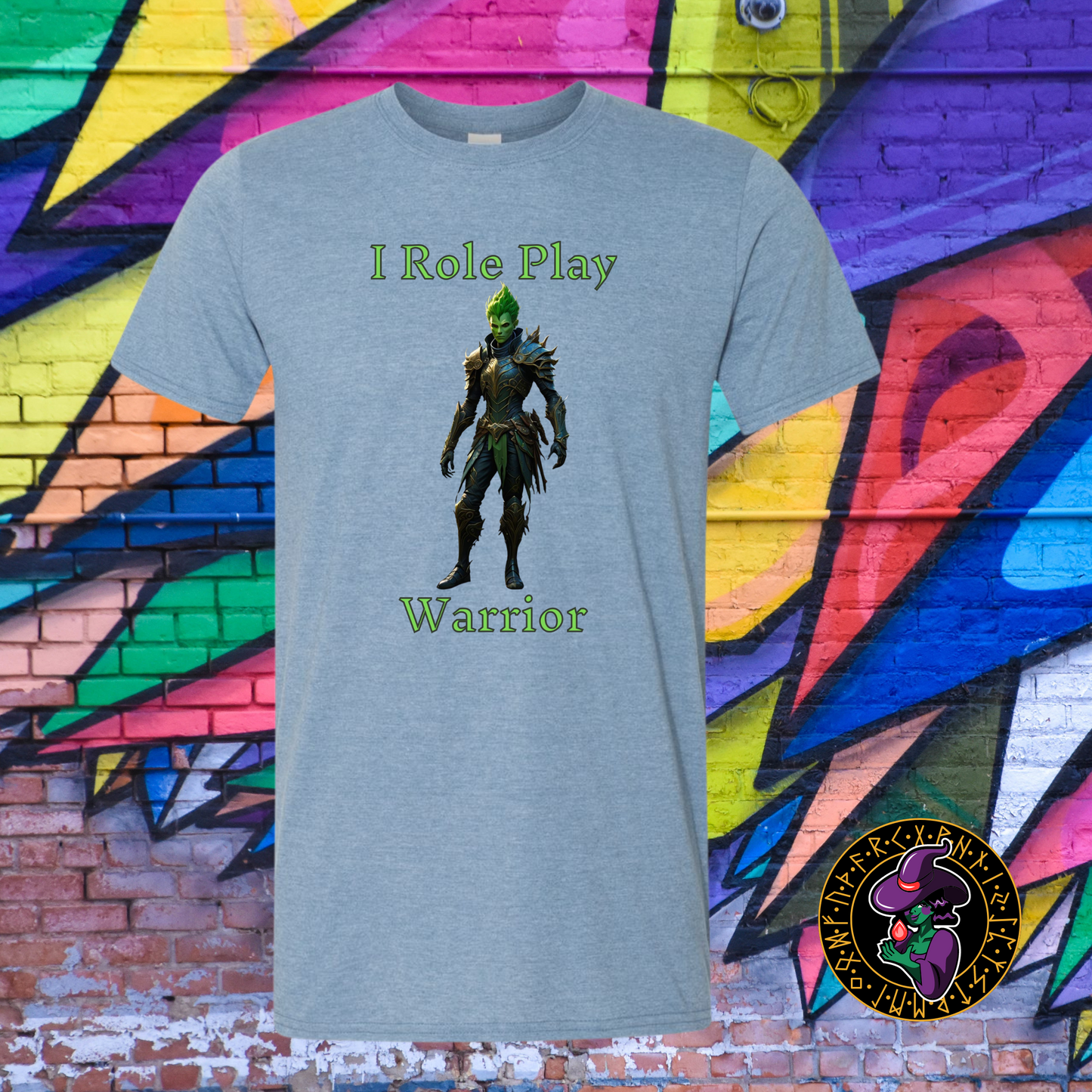 Male Warrior: I Role Play Warrior T-Shirt