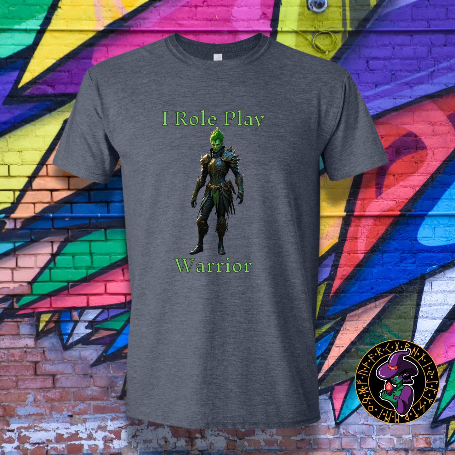 Male Warrior: I Role Play Warrior T-Shirt