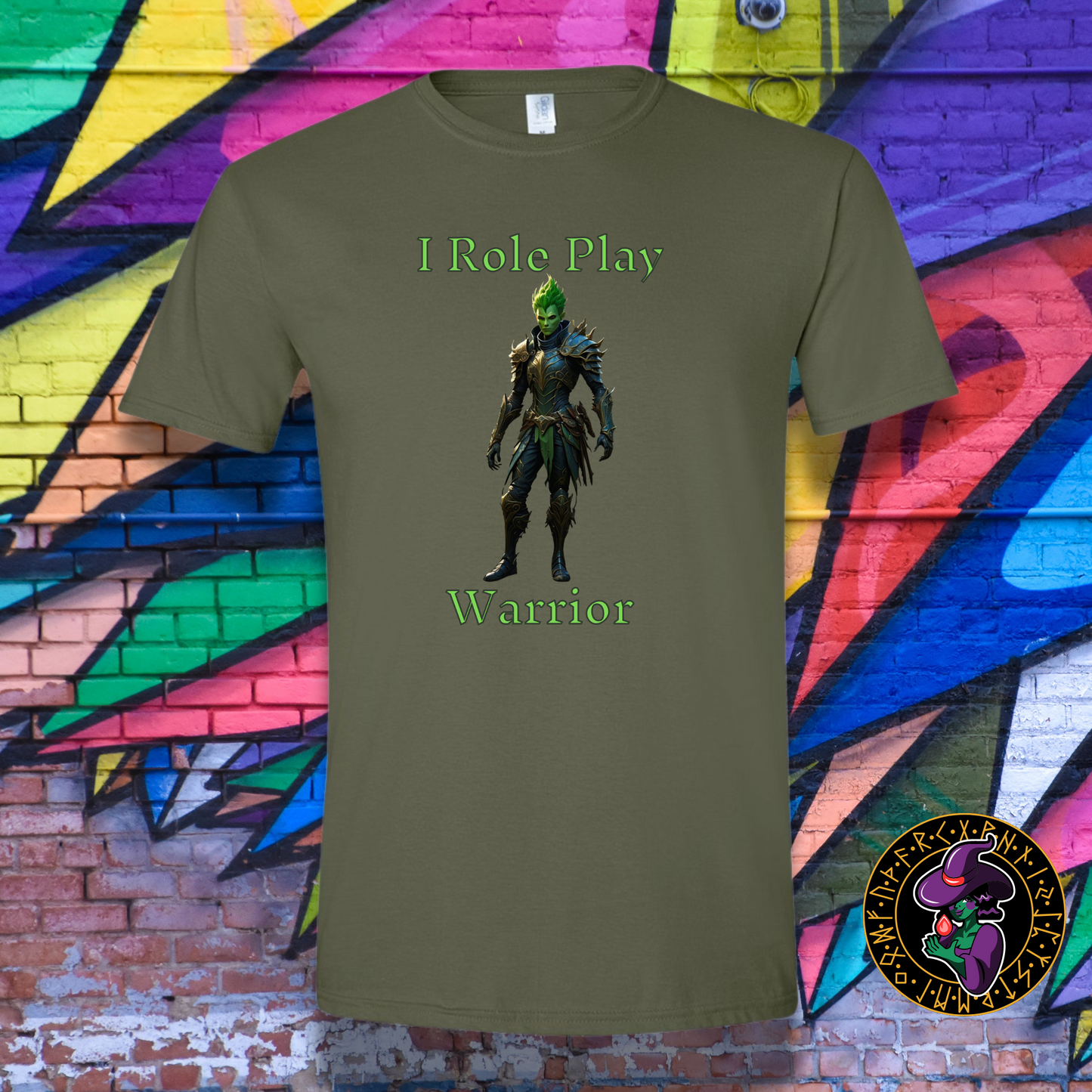 Male Warrior: I Role Play Warrior T-Shirt