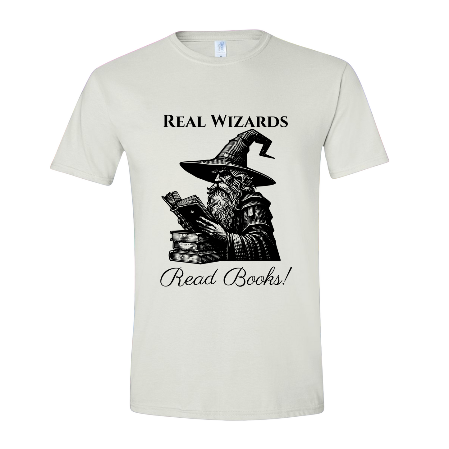 Real Wizards Read Books T-Shirt