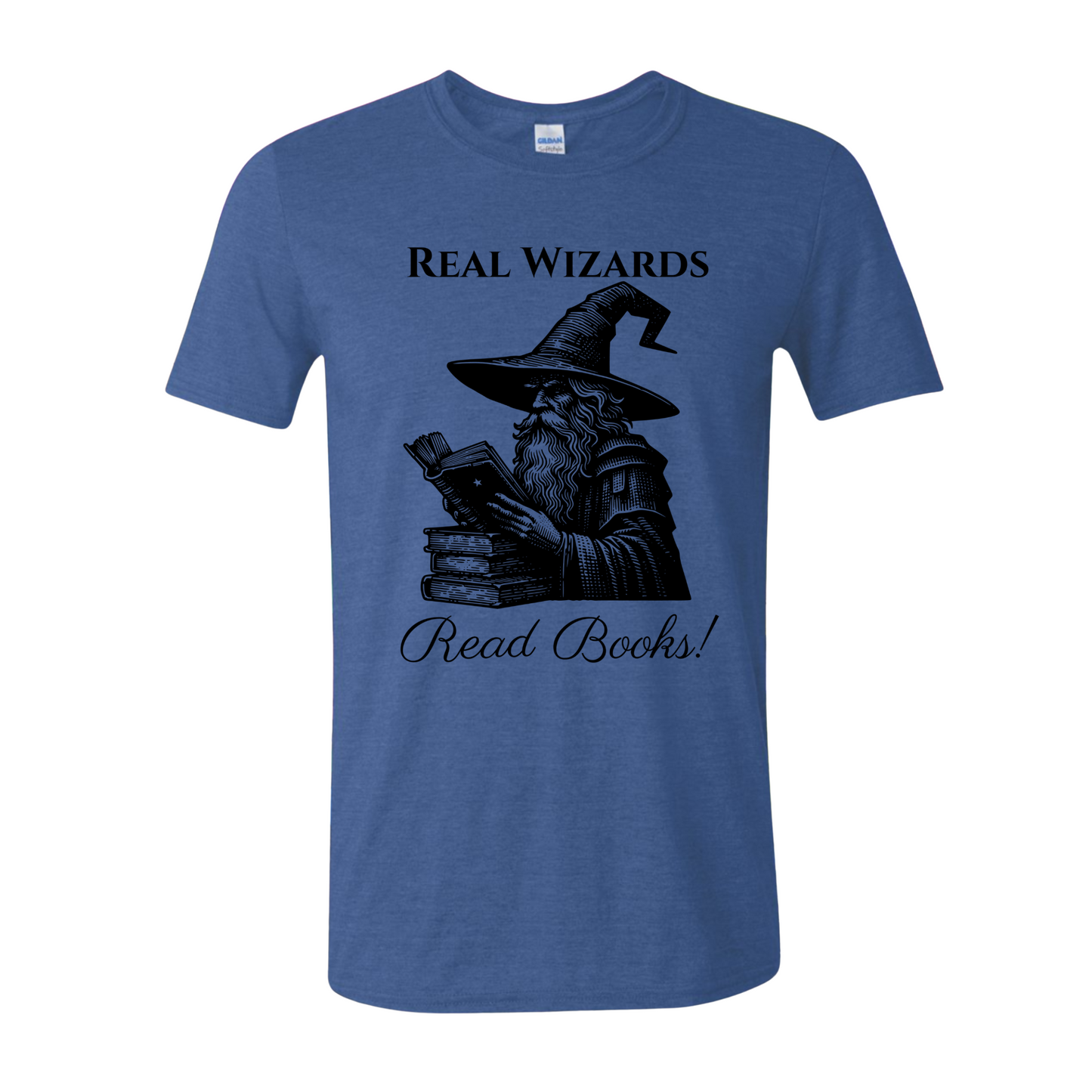 Real Wizards Read Books T-Shirt