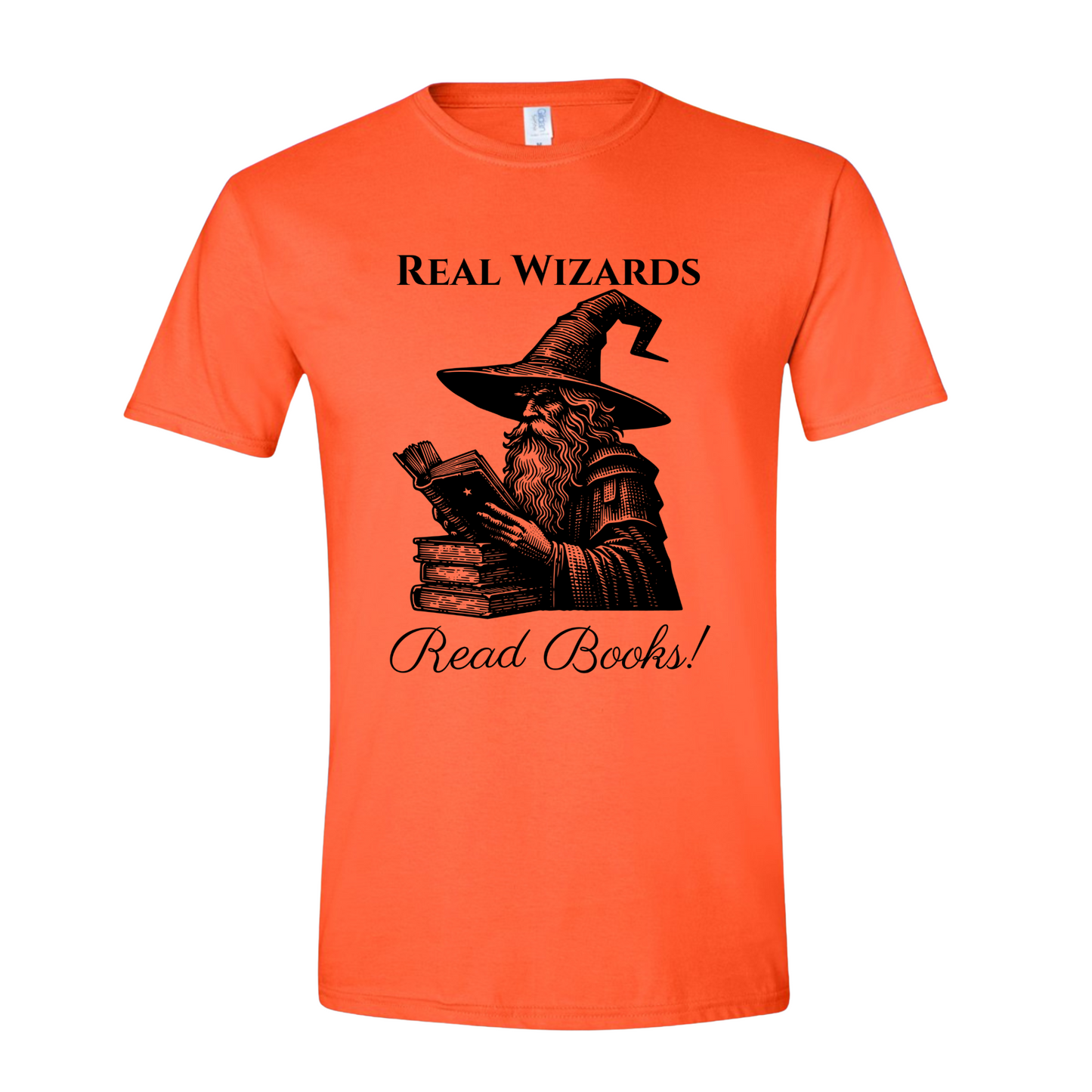 Real Wizards Read Books T-Shirt