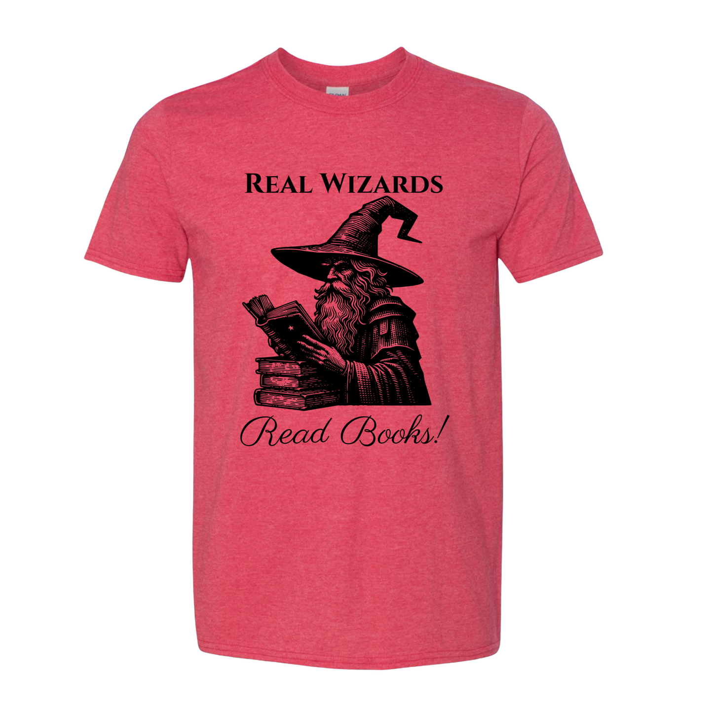 Real Wizards Read Books T-Shirt