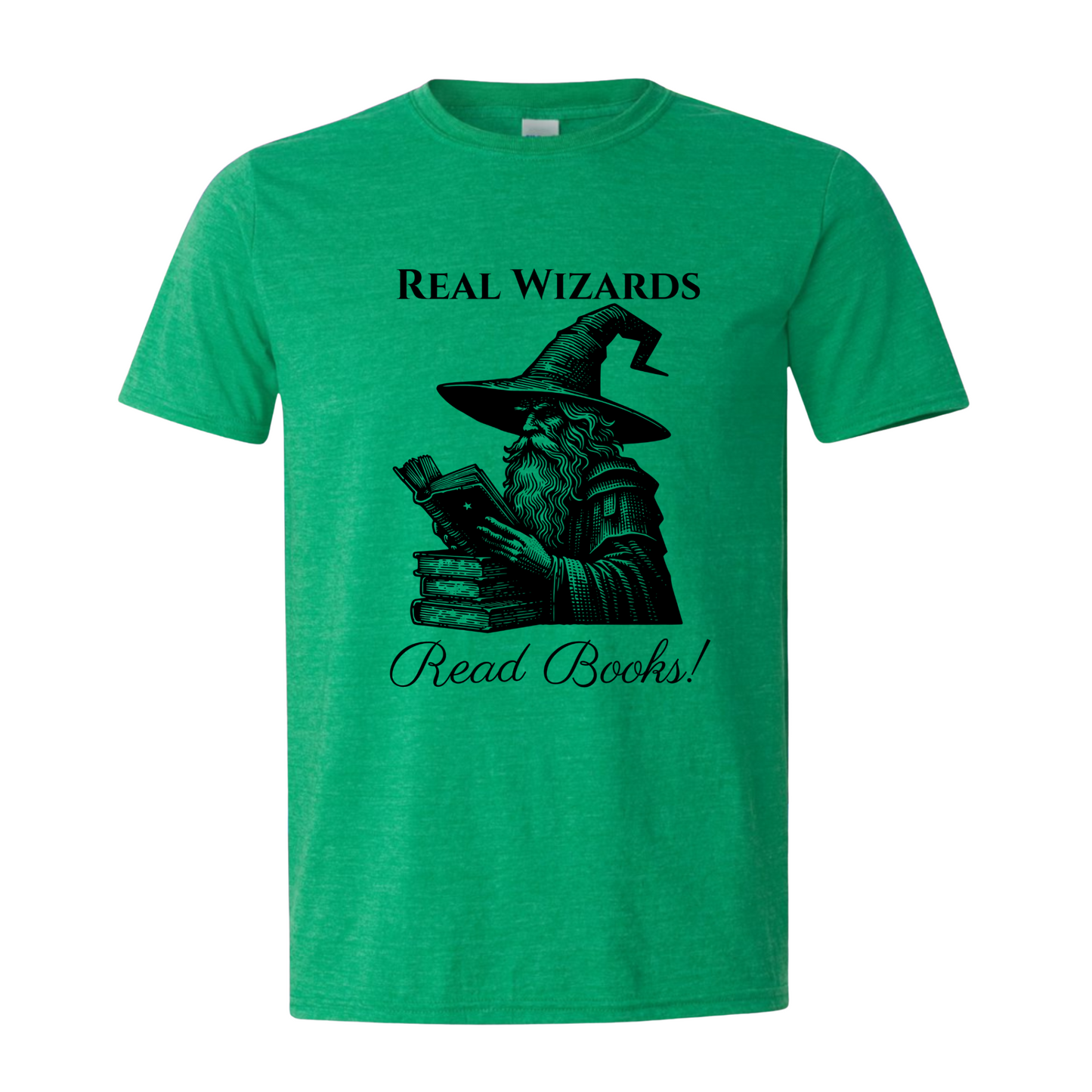 Real Wizards Read Books T-Shirt
