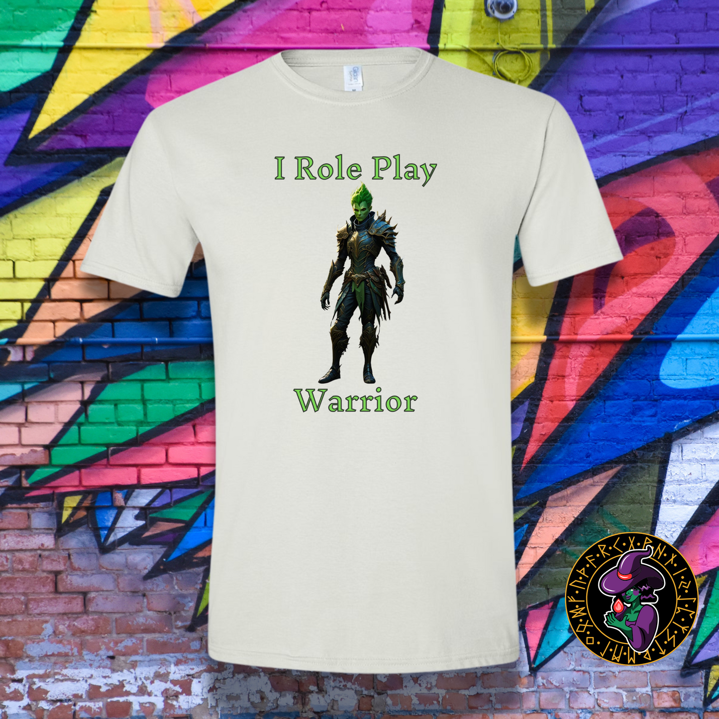 Male Warrior: I Role Play Warrior T-Shirt