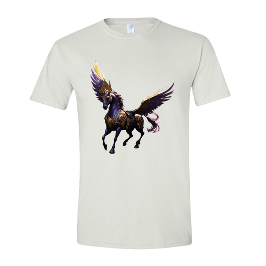 T-Shirt White / S Amethyst Pegasus T-Shirt Amethyst Pegasus T-Shirt