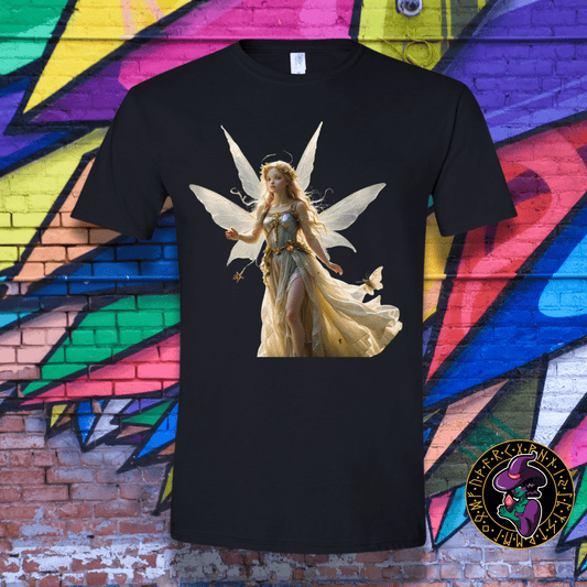 T-Shirt Black / S Angelic Fairy T-Shirt Angelic Fairy T-Shirt