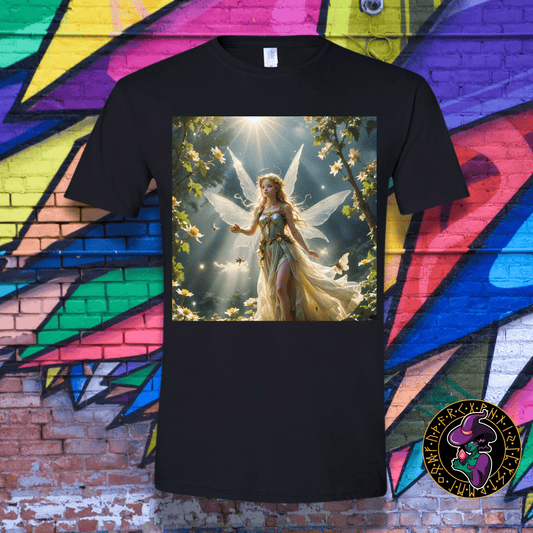 T-Shirt Black / S Angelic Forest Fairy T-Shirt Angelic Forest Fairy T-Shirt