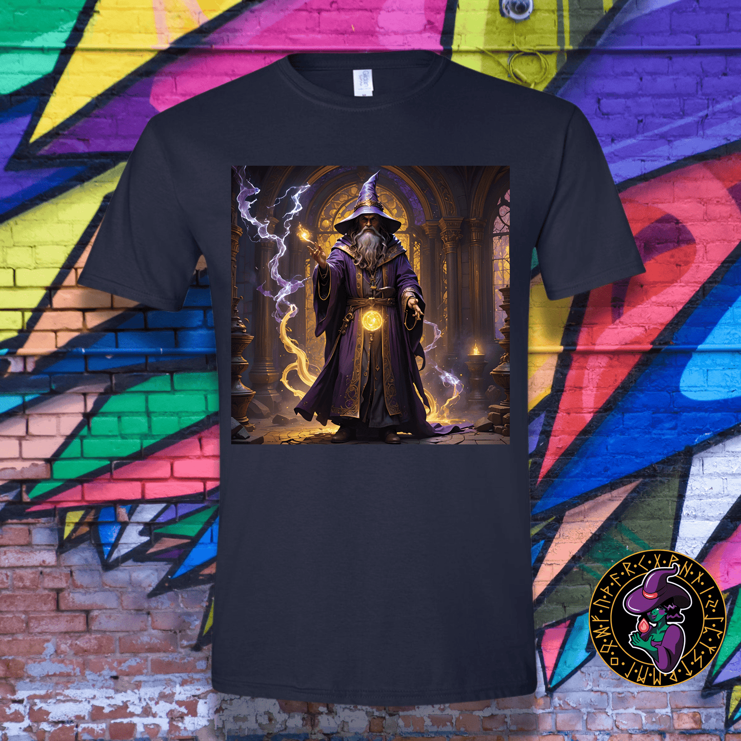 T-Shirt Navy / S Arcane Wizard T-Shirt Arcane Wizard T-Shirt