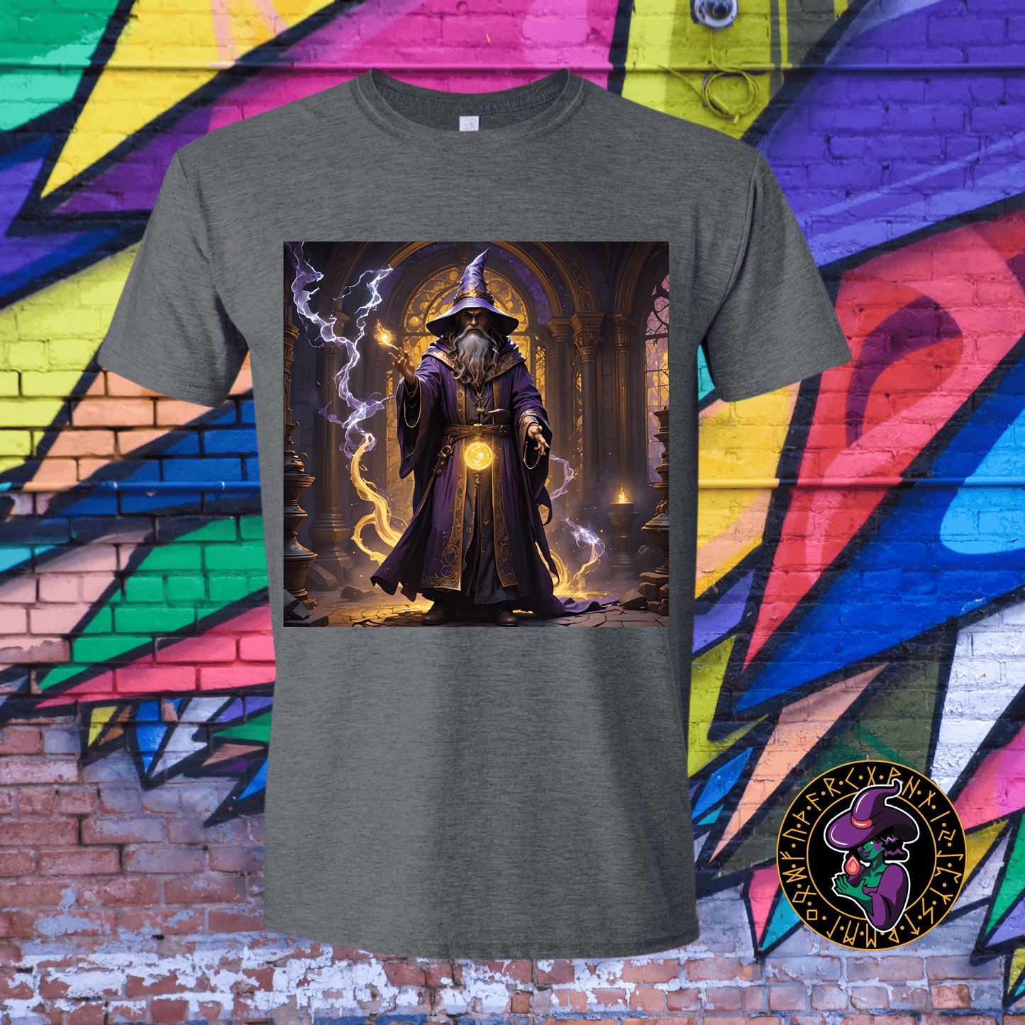 T-Shirt Dark Heather / S Arcane Wizard T-Shirt Arcane Wizard T-Shirt