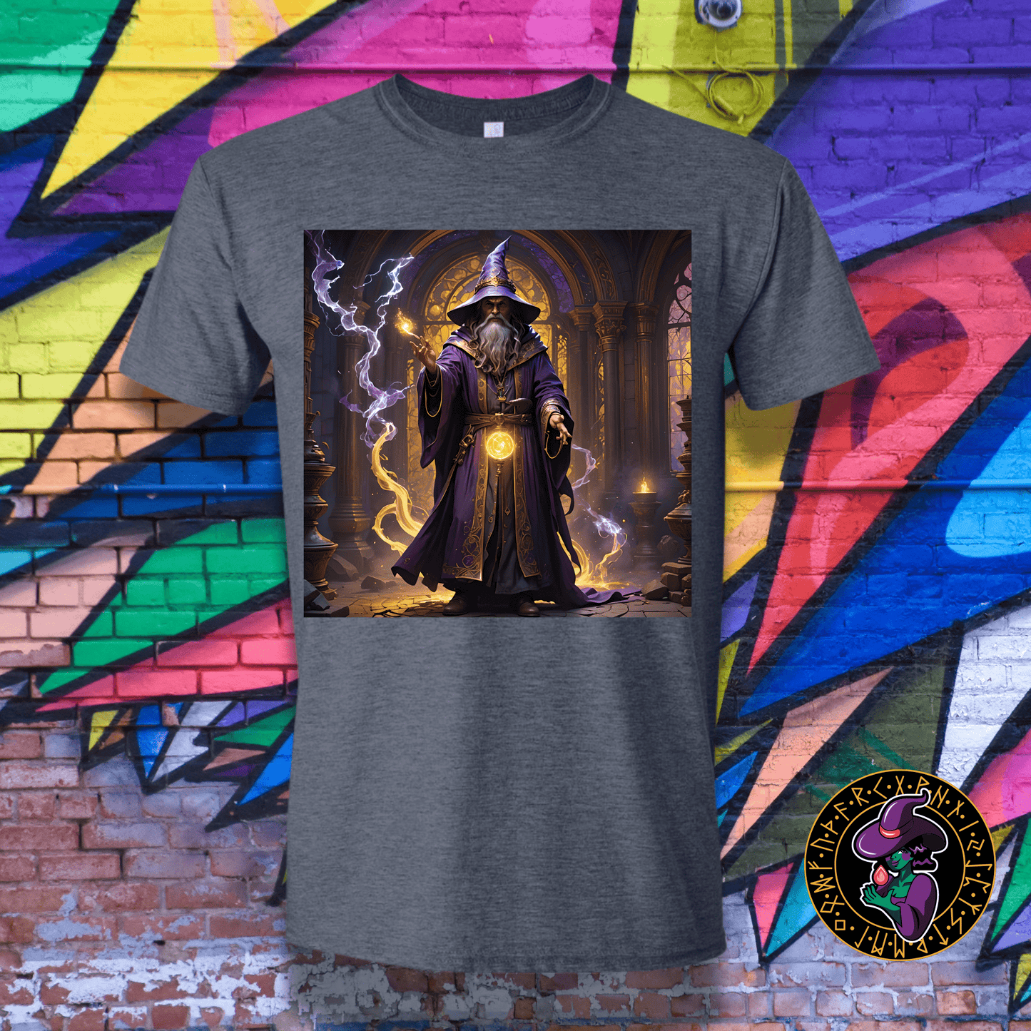 T-Shirt Heather Navy / S Arcane Wizard T-Shirt Arcane Wizard T-Shirt