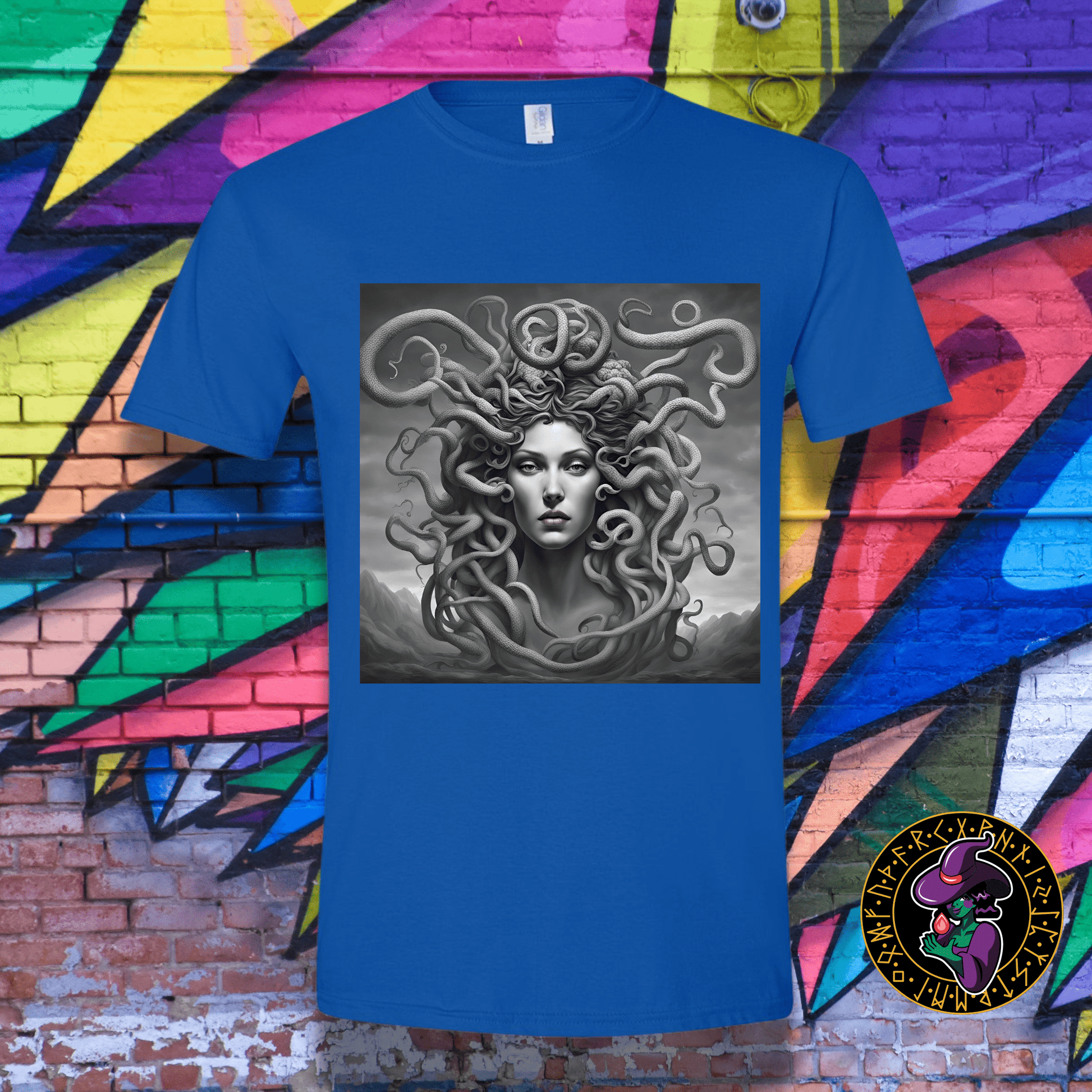 T-Shirt Royal / S Beautiful Bust of Medusa T-Shirt Beautiful Bust of Medusa T-Shirt