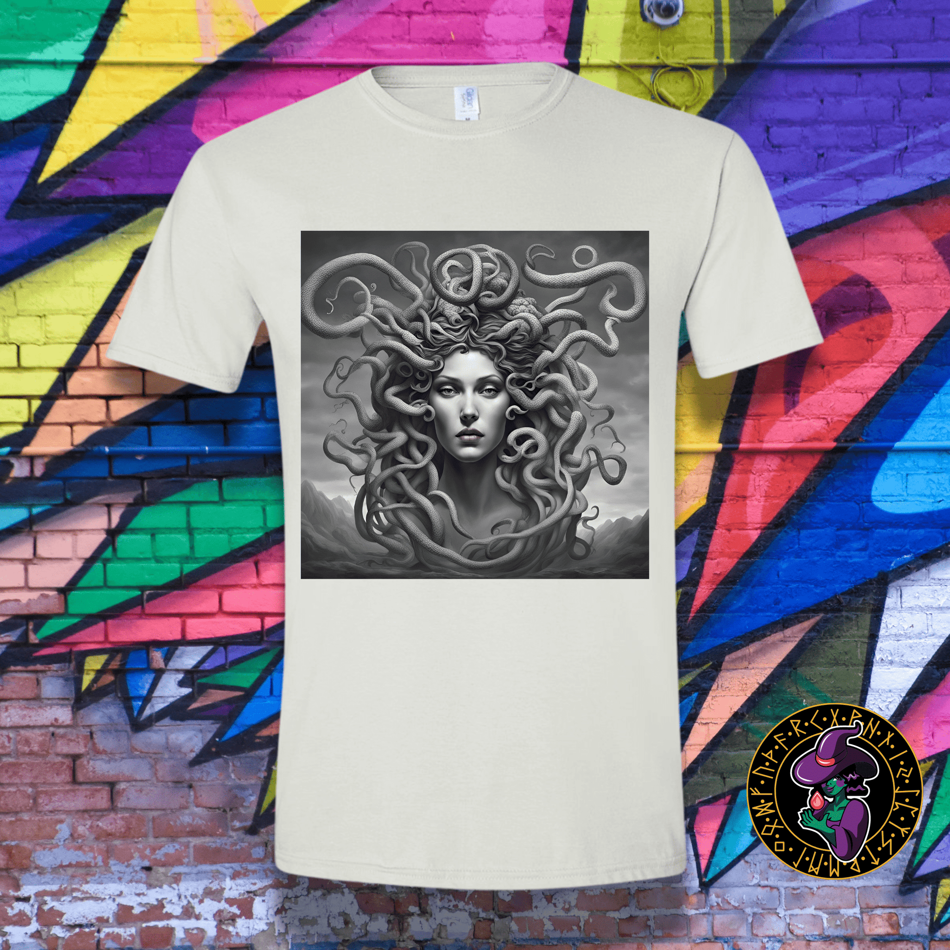 T-Shirt White / S Beautiful Bust of Medusa T-Shirt Beautiful Bust of Medusa T-Shirt