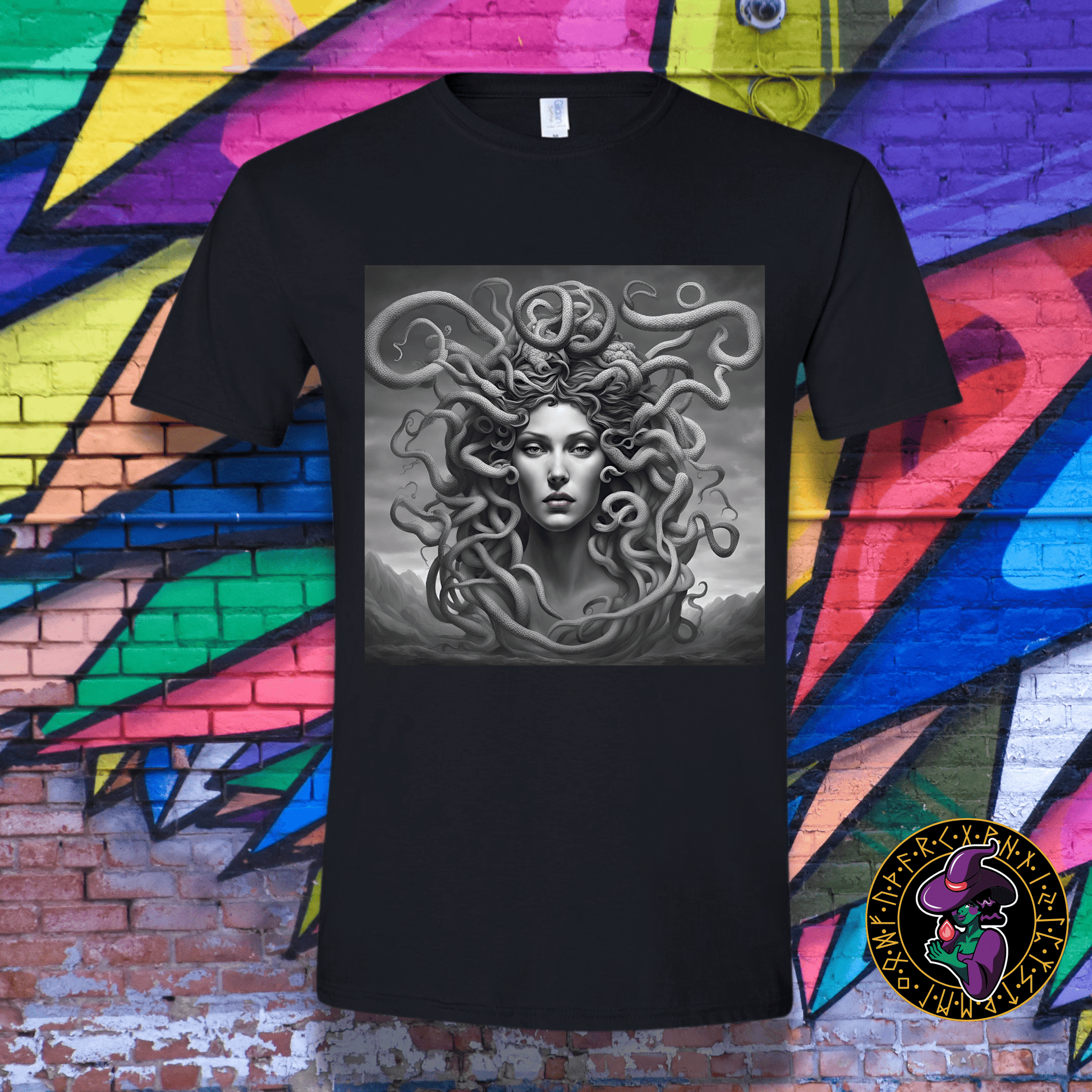 T-Shirt Black / S Beautiful Bust of Medusa T-Shirt Beautiful Bust of Medusa T-Shirt