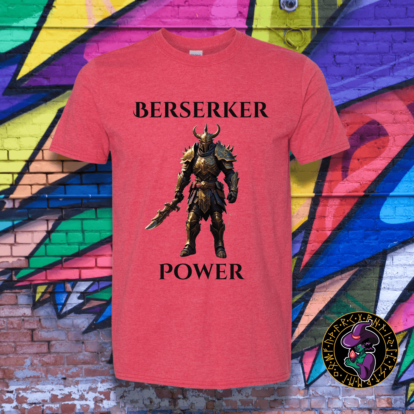 T-Shirt Heather Red / S Berserker Power T-Shirt Berserker Power T-Shirt