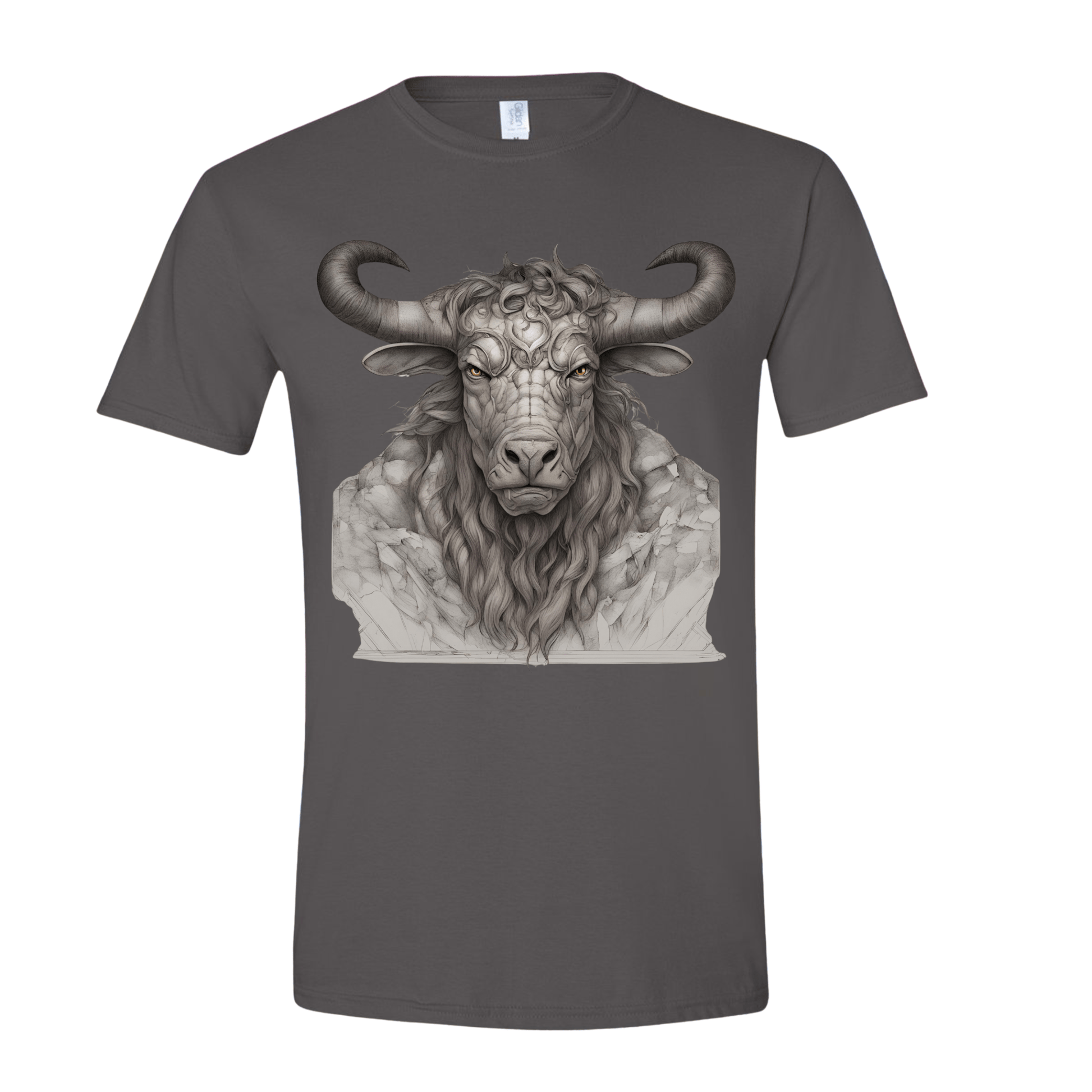 T-Shirt Charcoal / S Bust of the Minotaur  T-Shirt Bust of the Minotaur  T-Shirt