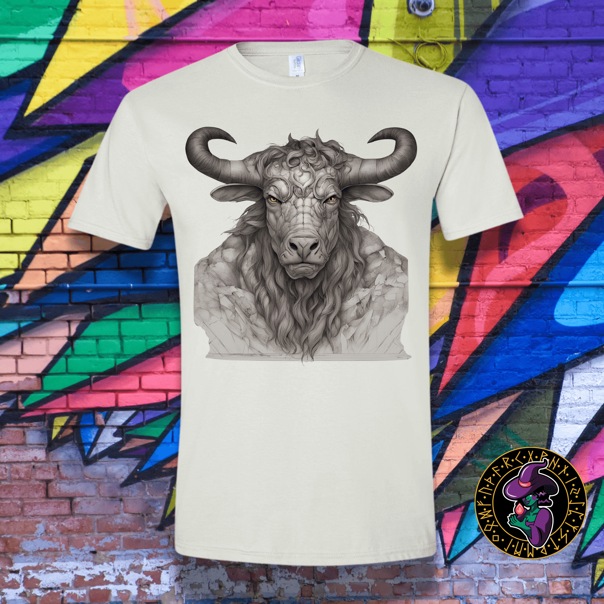 T-Shirt White / S Bust of the Minotaur  T-Shirt