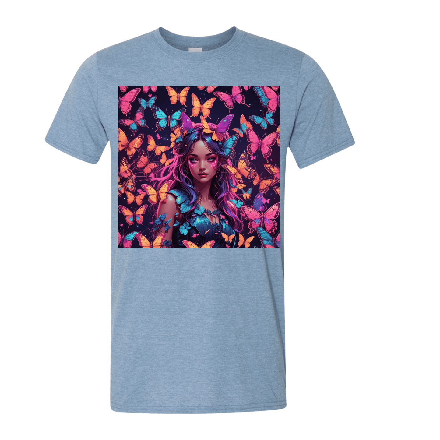 T-Shirt Butterfly Woman T-Shirt Butterfly Woman T-Shirt