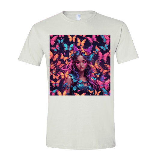 T-Shirt Butterfly Woman T-Shirt Butterfly Woman T-Shirt
