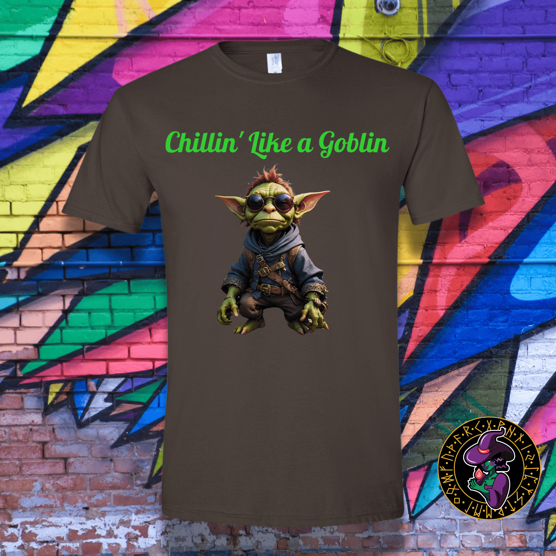 T-Shirt Dark Chocolate / S Chillin like a Goblin T-Shirt Chillin like a Goblin T-Shirt