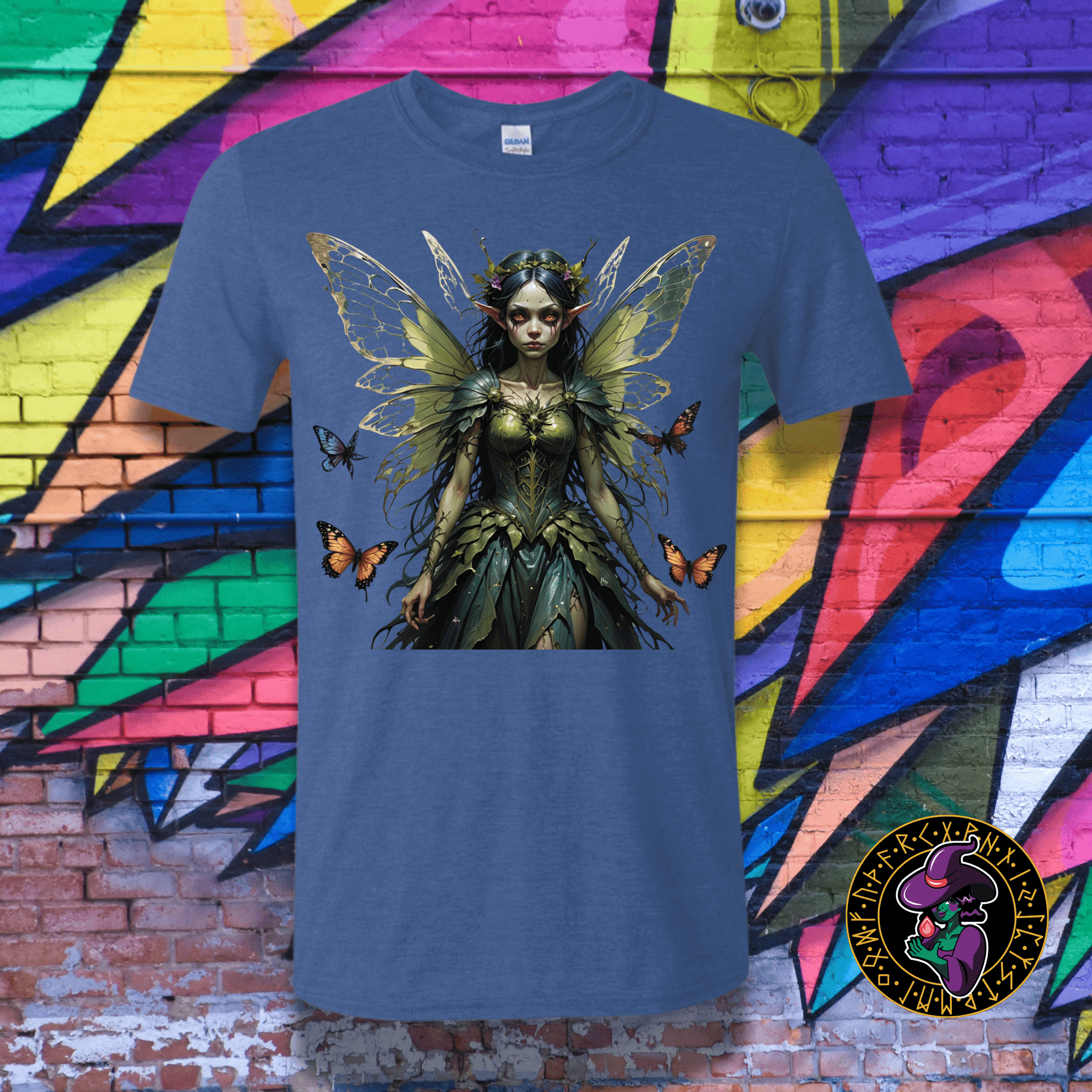 T-Shirt Heather Navy / S Corrupted Fairy T-Shirt Corrupted Fairy T-Shirt