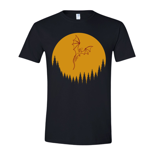T-Shirt Dragon Over Forest: Legendary Flight T-Shirt Dragon Over Forest: Legendary Flight T-Shirt