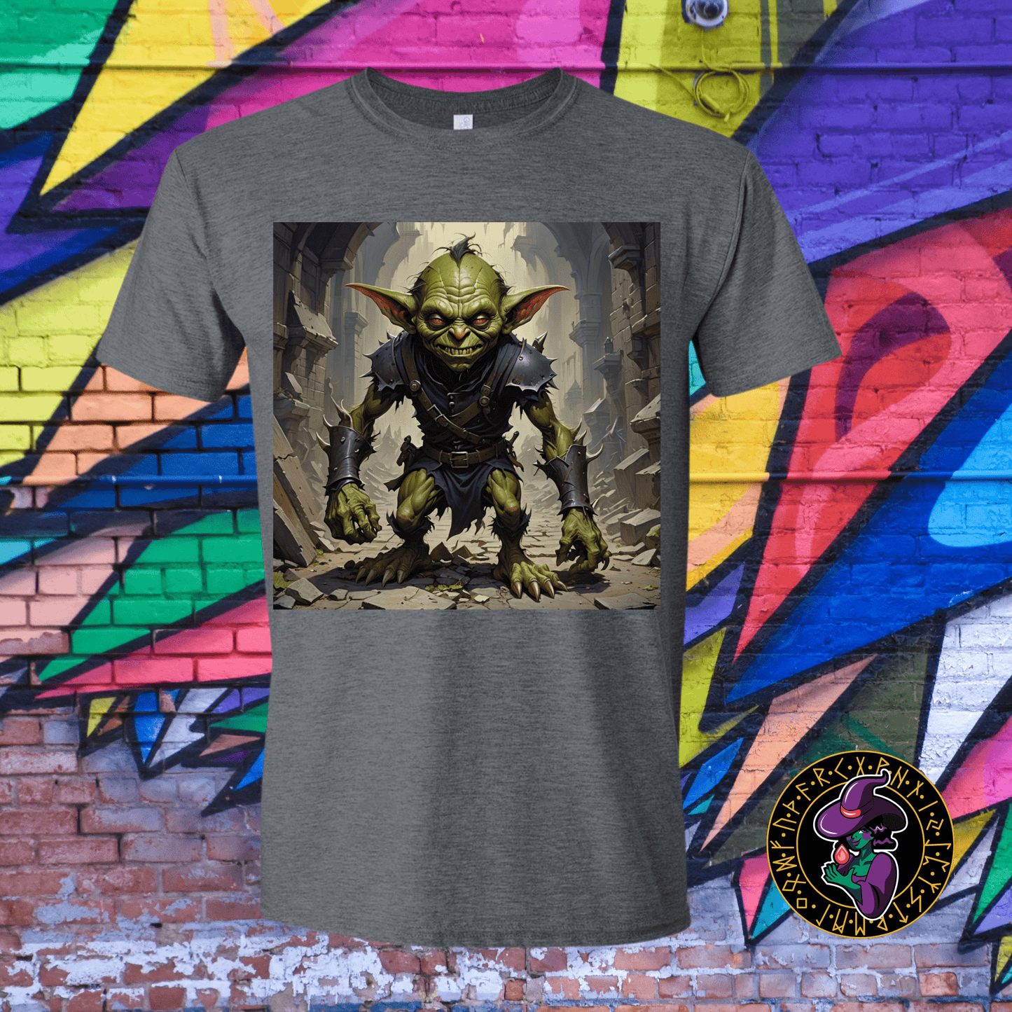 T-Shirt Dark Heather / S Dungeon Goblin T-Shirt Dungeon Goblin T-Shirt