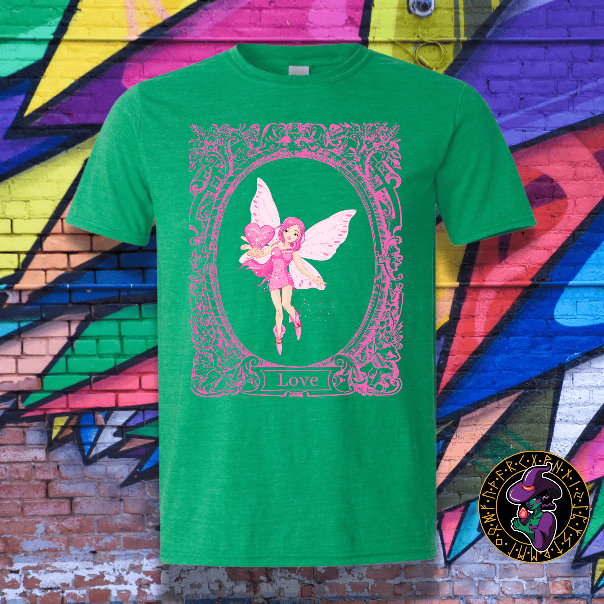 T-Shirt Heather Irish Green / S Fairy Love T-Shirt Fairy Love T-Shirt