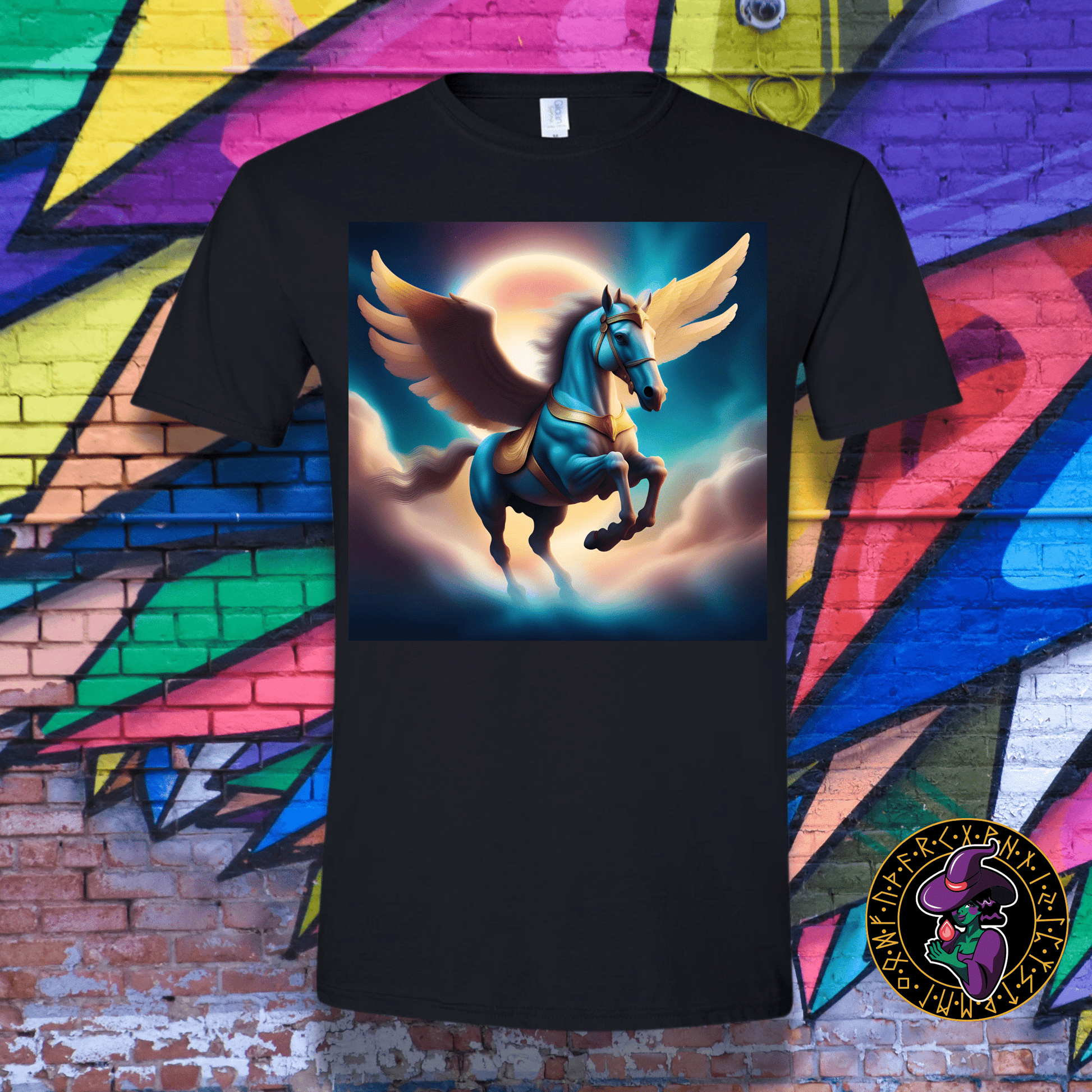 T-Shirt Black / S Flight of Pegasus T-Shirt Flight of Pegasus T-Shirt