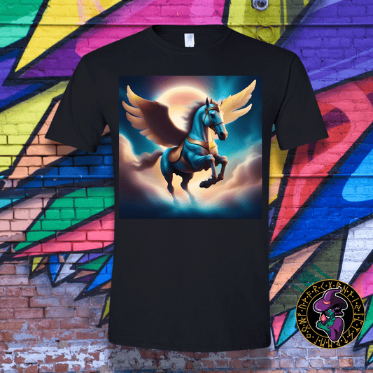 T-Shirt Black / S Flight of Pegasus T-Shirt Flight of Pegasus T-Shirt