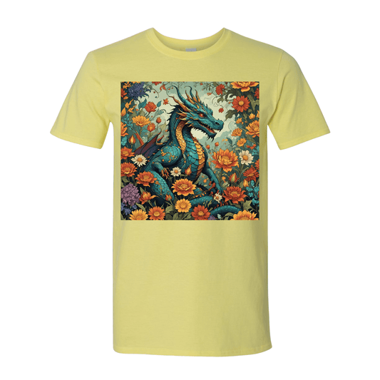 T-Shirt Floral Dragon Dream T-Shirt Floral Dragon Dream T-Shirt