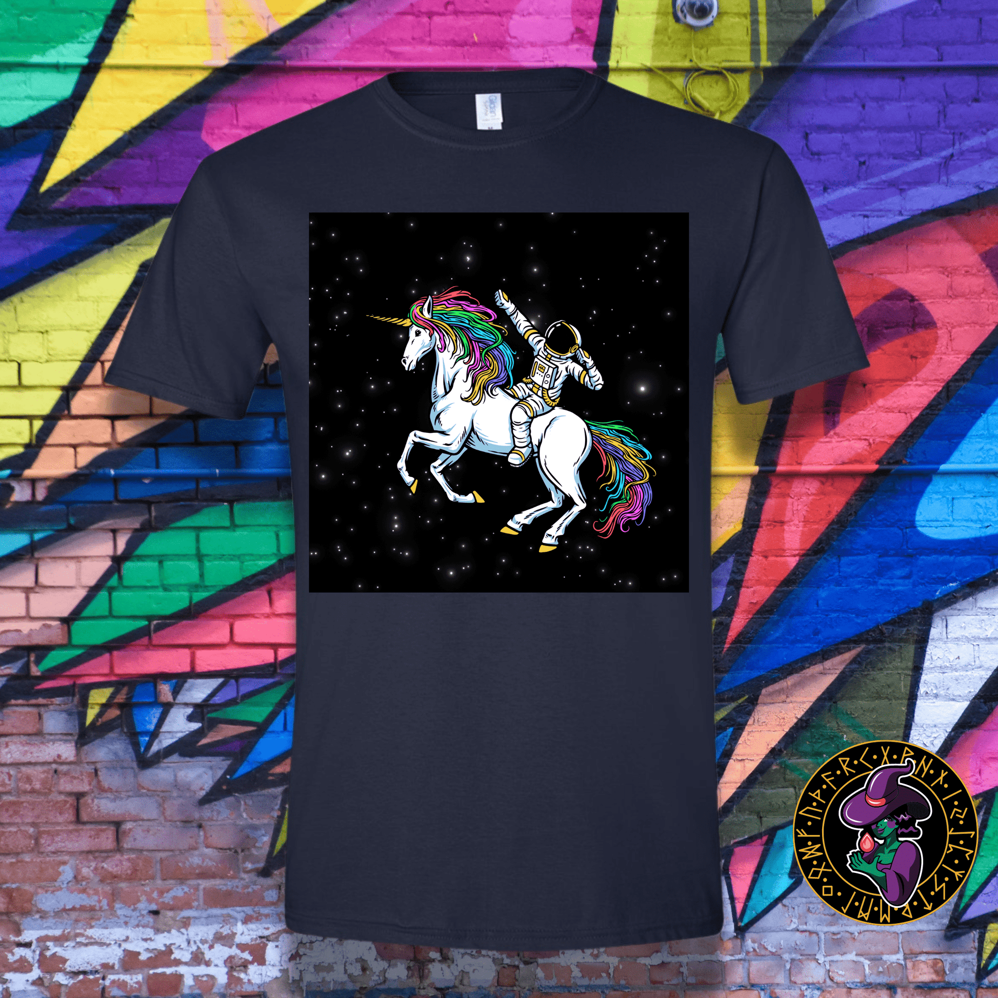 T-Shirt Navy / S Galactic Unicorn Rider T-Shirt Galactic Unicorn Rider T-Shirt