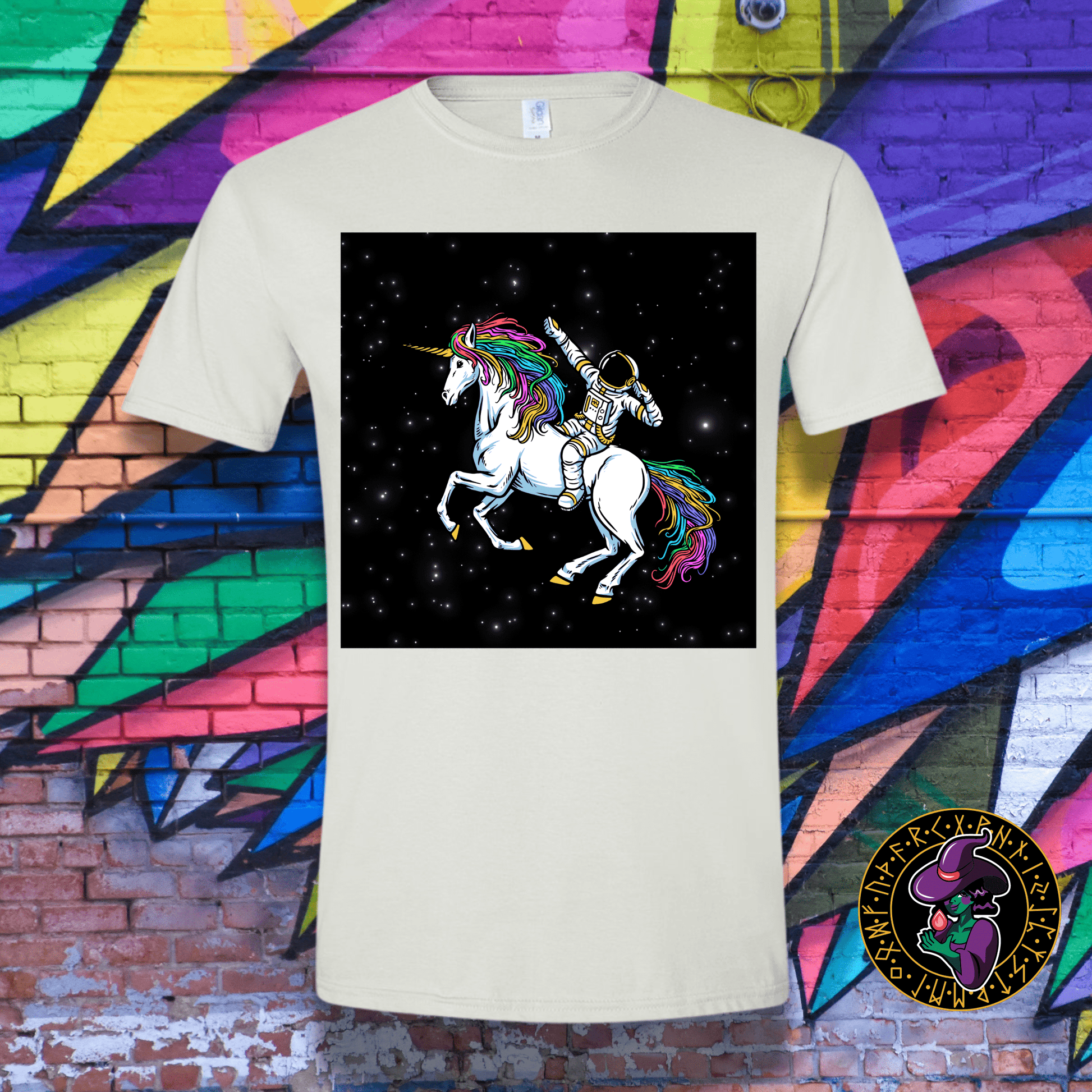 T-Shirt White / S Galactic Unicorn Rider T-Shirt Galactic Unicorn Rider T-Shirt