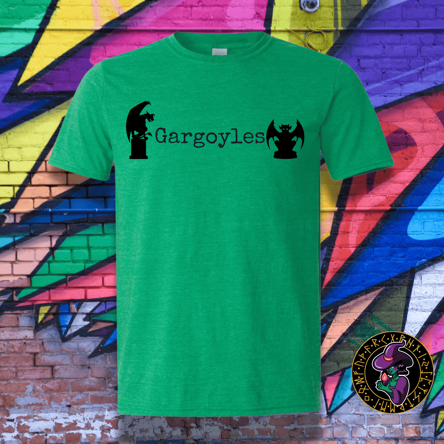 T-Shirt Heather Irish Green / S Gargoyles T-Shirt Gargoyles T-Shirt