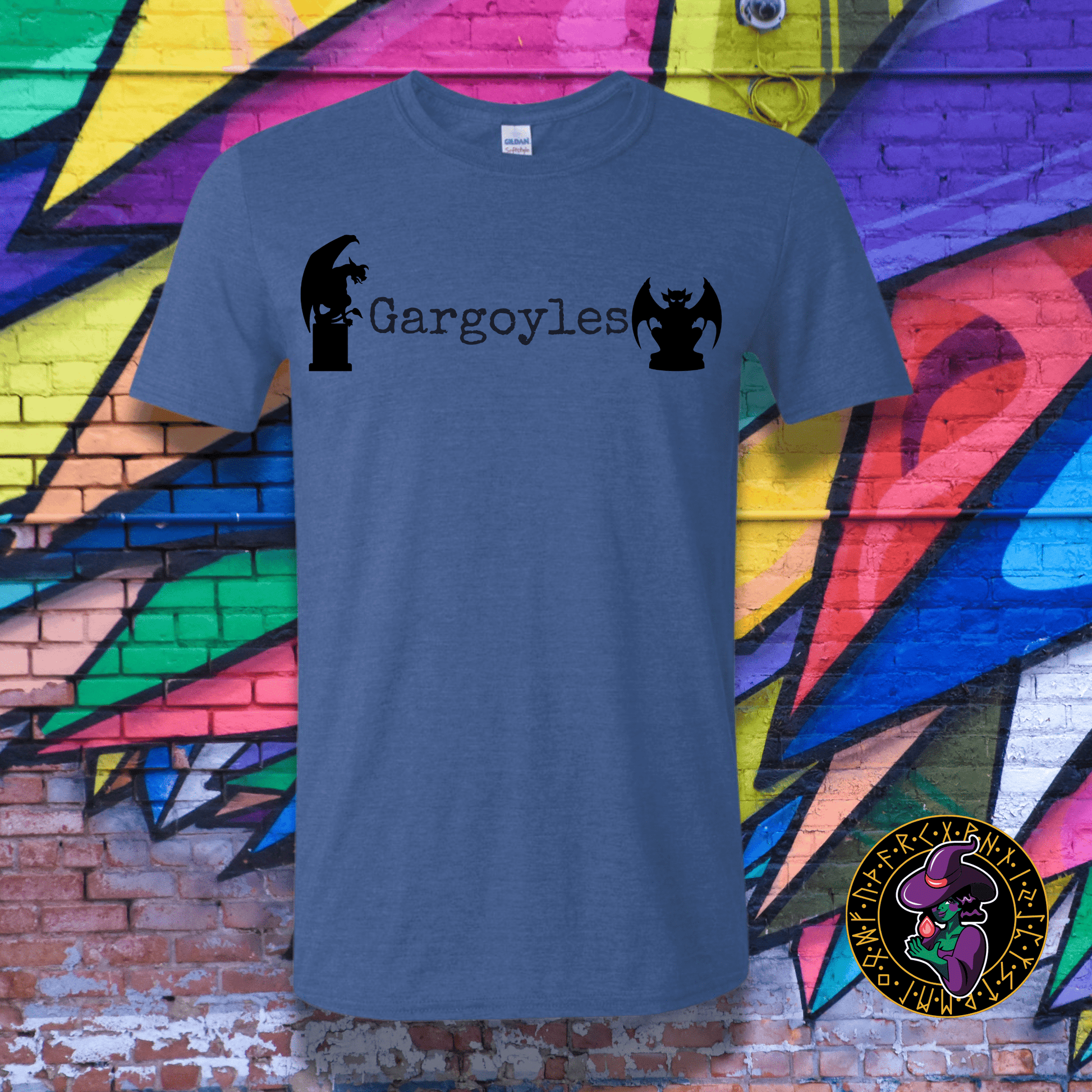 T-Shirt Heather Royal / S Gargoyles T-Shirt Gargoyles T-Shirt