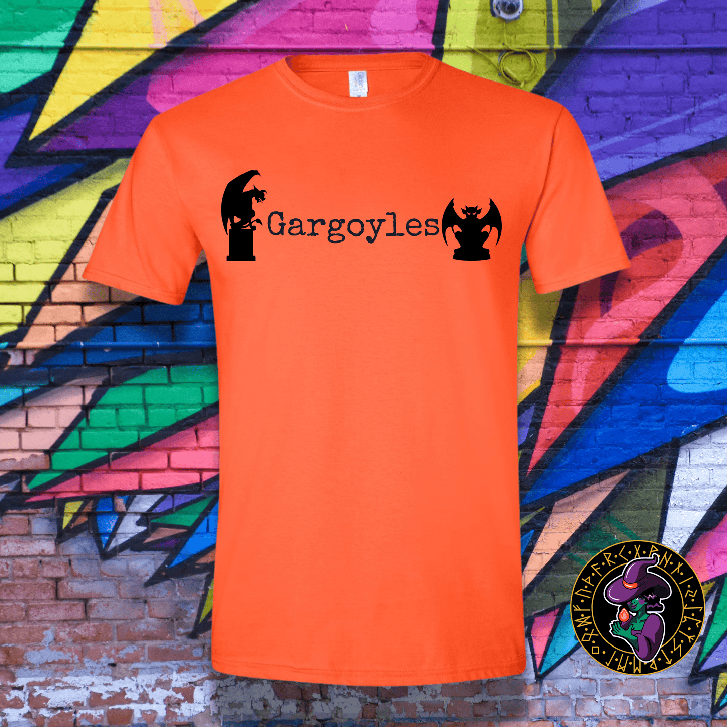 T-Shirt Orange / S Gargoyles T-Shirt Gargoyles T-Shirt