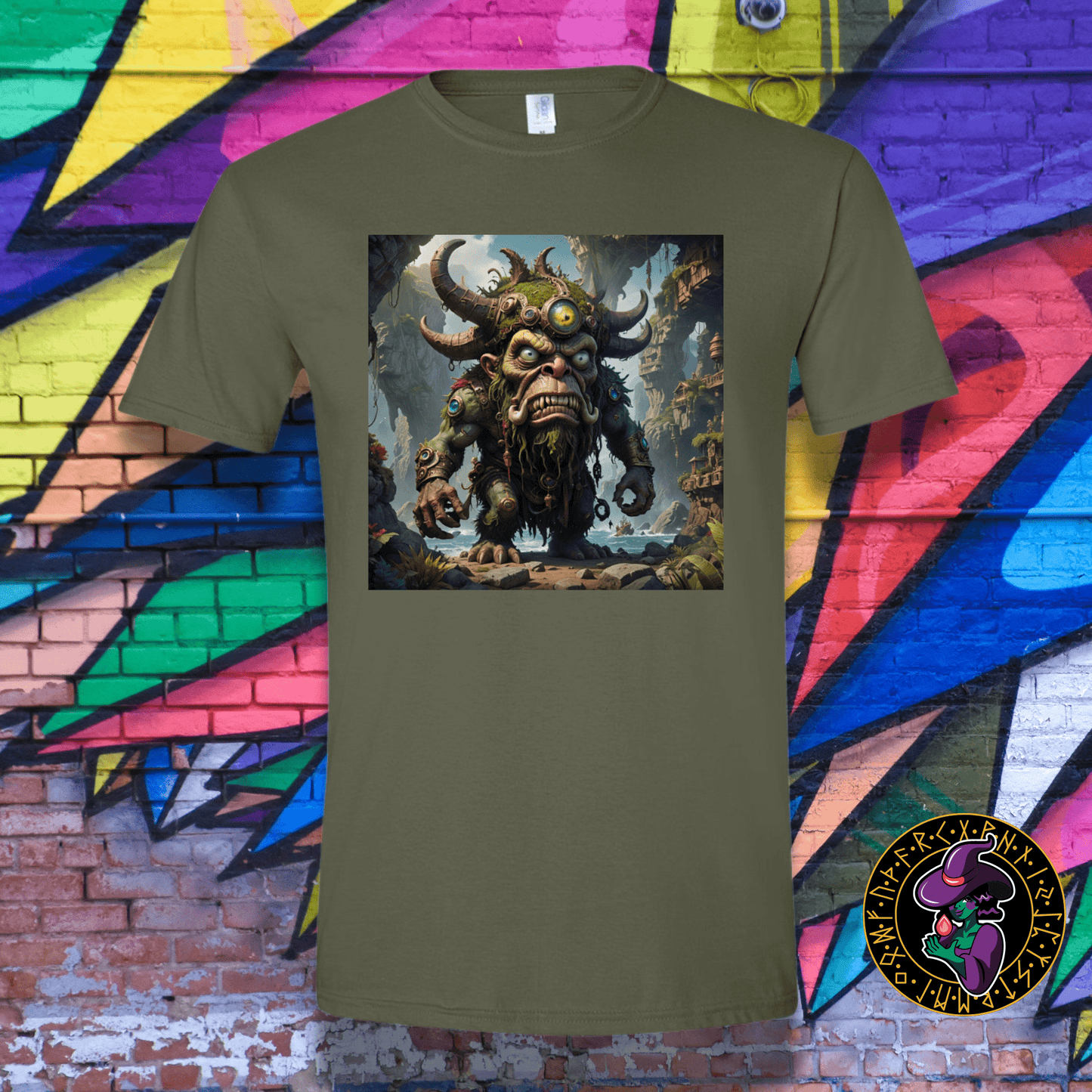 T-Shirt Military Green / S Giant Mutant Dwarf