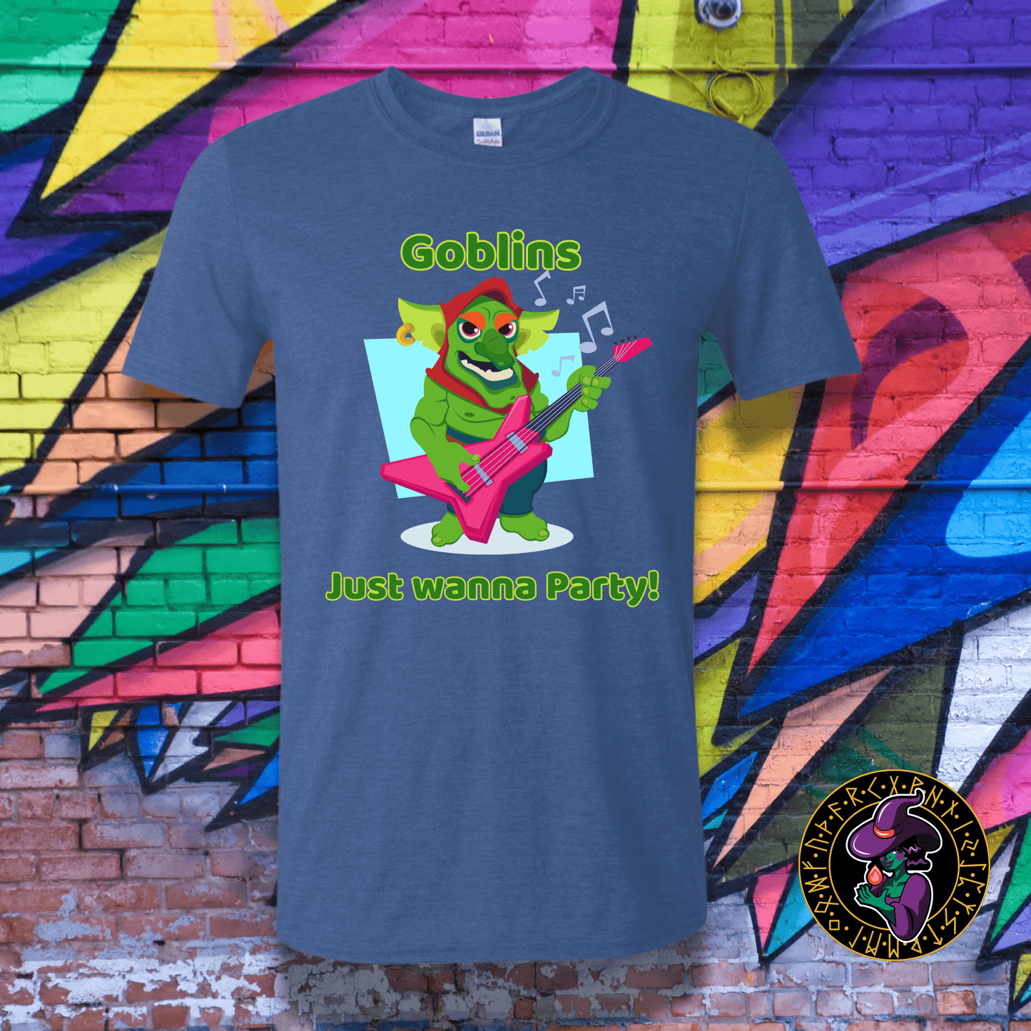 T-Shirt Heather Royal / S Goblins Just Wanna Party! T-Shirt